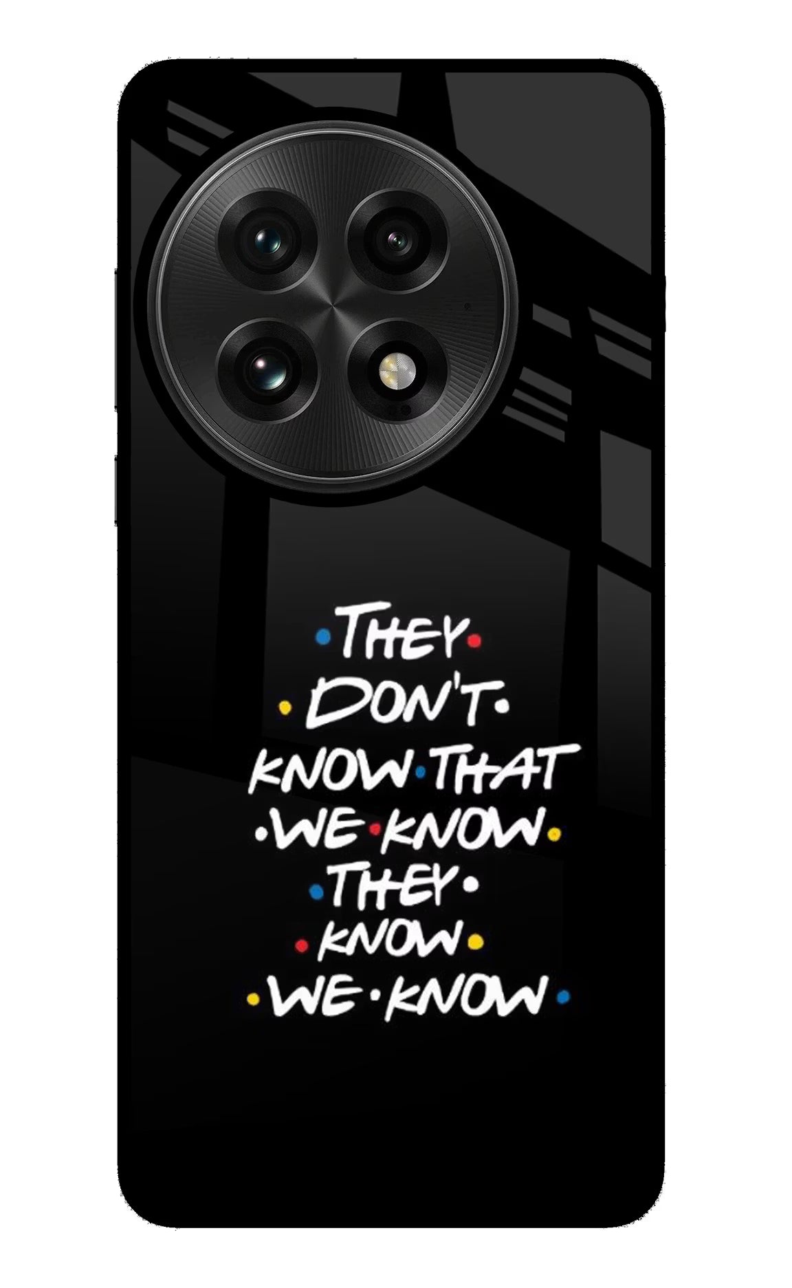 FRIENDS Dialogue OnePlus 13 Glass Case - FRIENDS Dialogue OnePlus 13 Glass Case FRIENDS Dialogue OnePlus 13 Glass Case