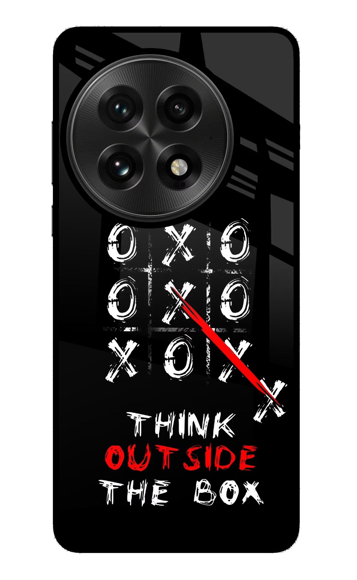 Think out of the BOX OnePlus 13 Back Cover - Think out of the BOX OnePlus 13 Glass Case Back Cover by Casekaro Think out of the BOX OnePlus 13 Glass Case Back Cover by Casekaro