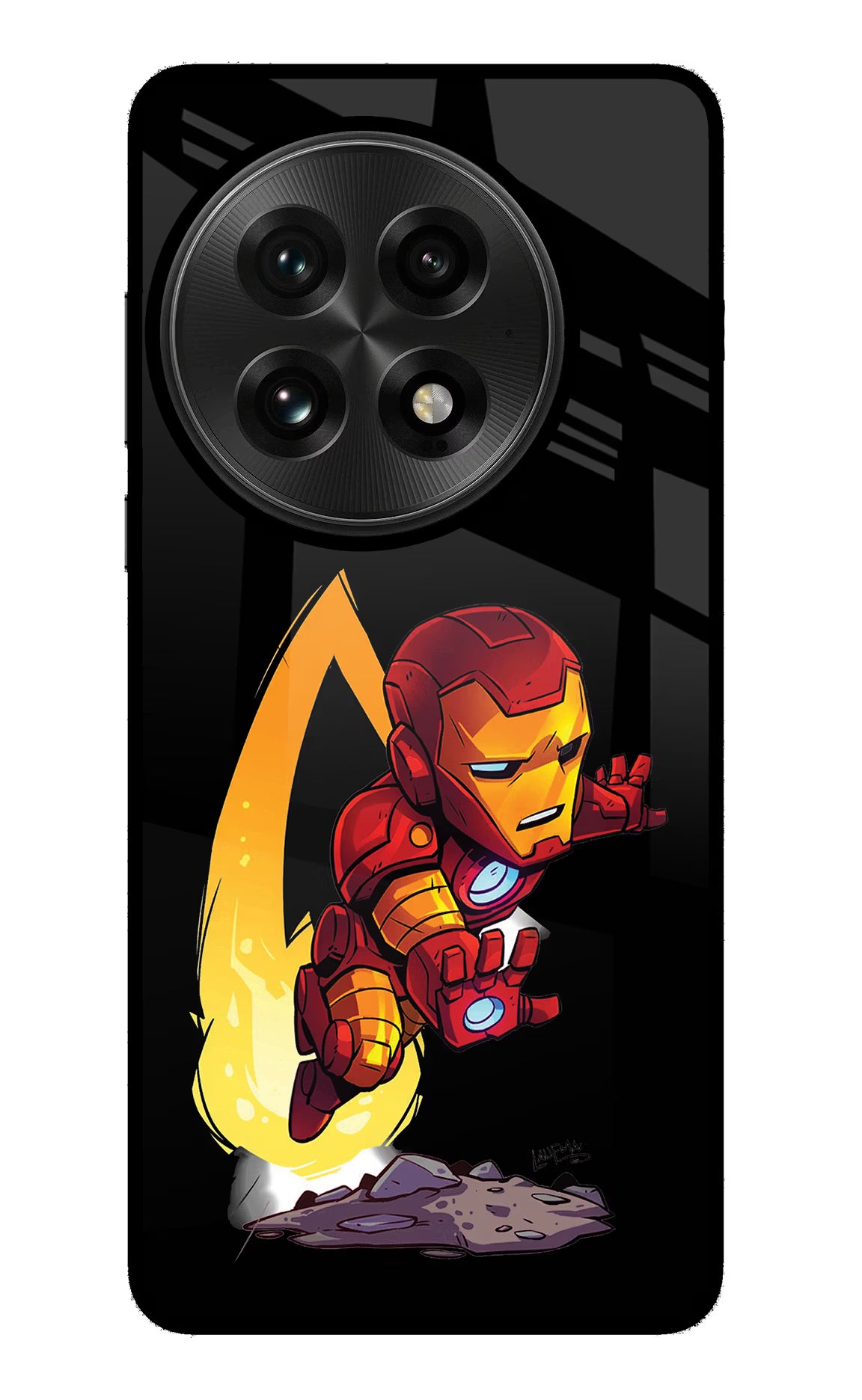 IronMan OnePlus 13 Back Cover - IronMan OnePlus 13 Glass Case Back Cover by Casekaro IronMan OnePlus 13 Glass Case Back Cover by Casekaro