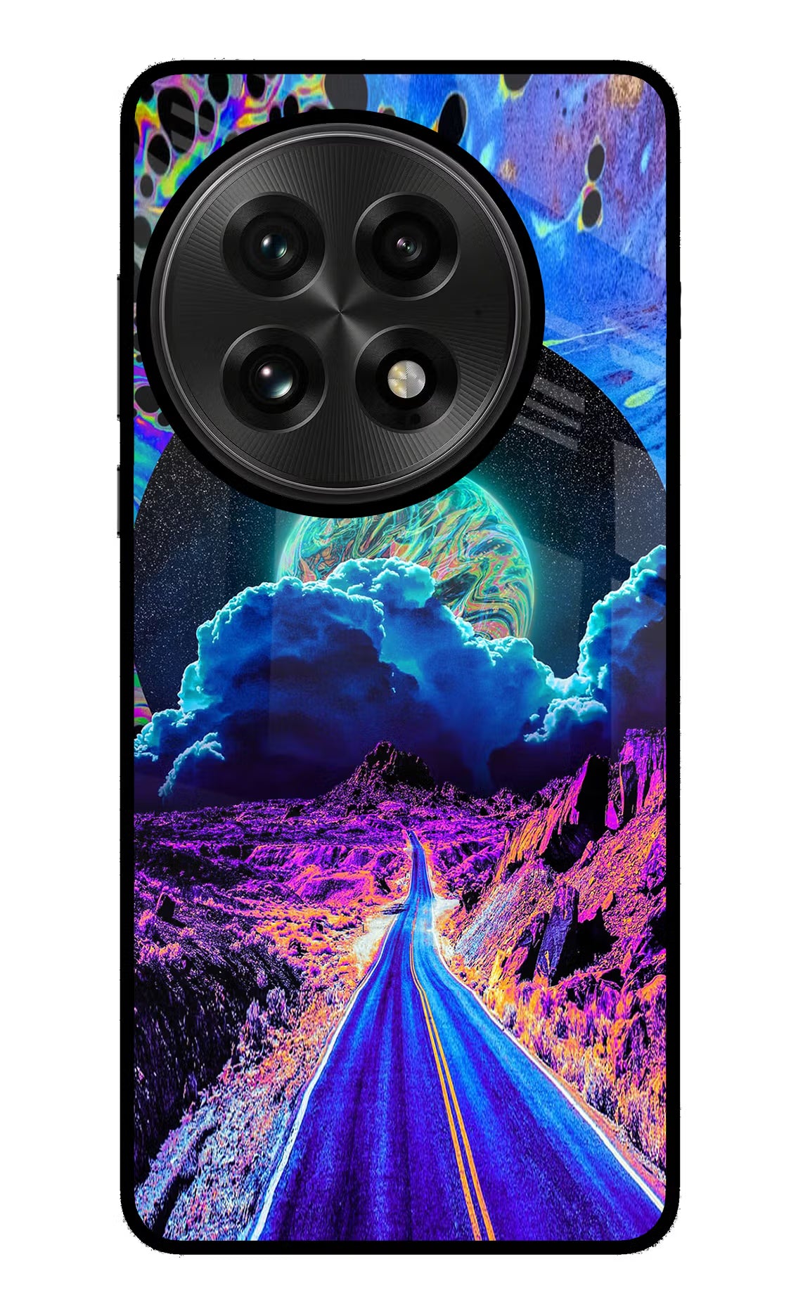 Psychedelic Painting OnePlus 13 Glass Case - Psychedelic Painting OnePlus 13 Glass Case Psychedelic Painting OnePlus 13 Glass Case