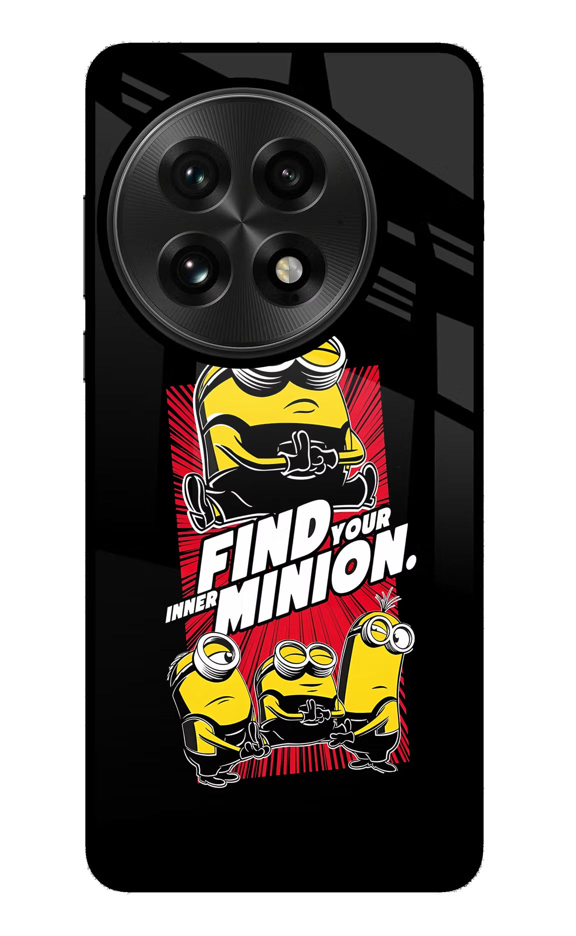 Find your inner Minion OnePlus 13 Glass Case Back Cover by Casekaro
