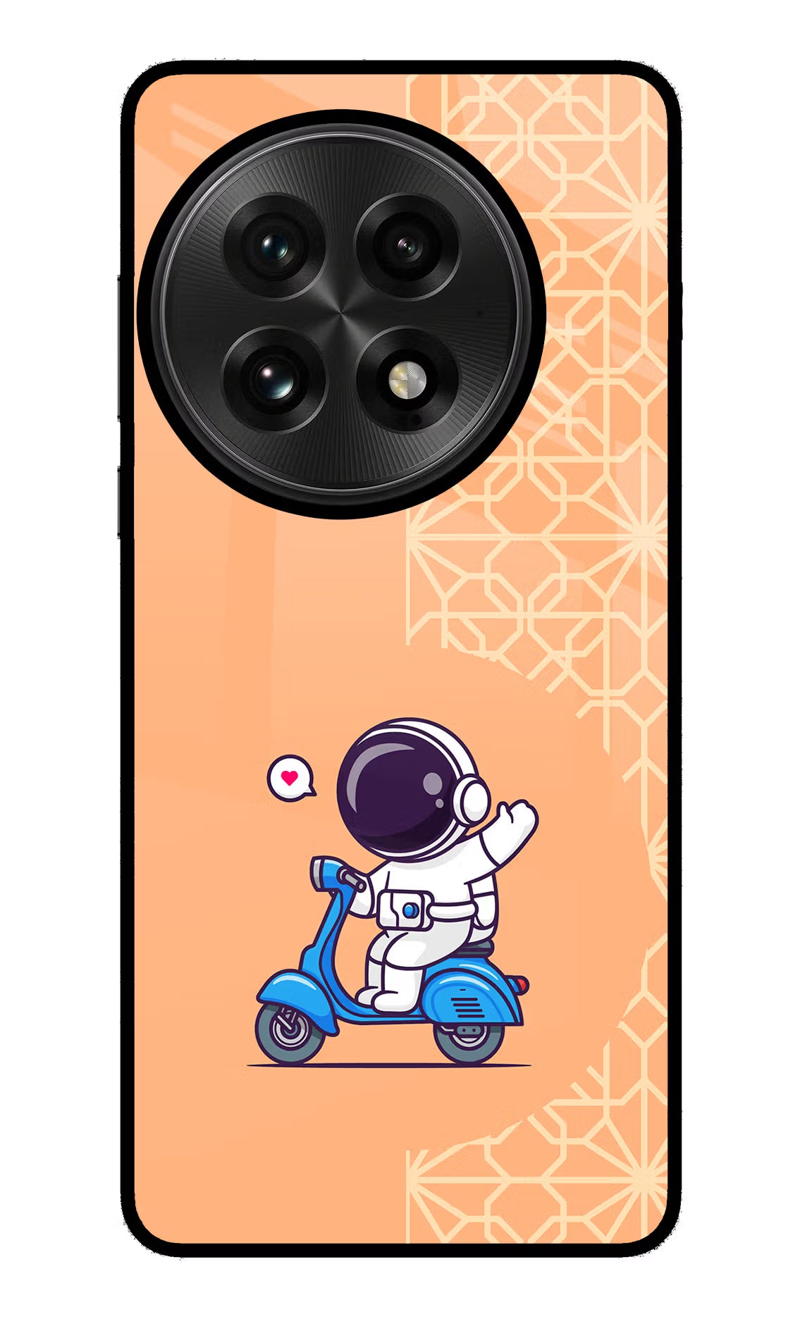 Cute Astronaut Riding OnePlus 13 Glass Case - Cute Astronaut Riding OnePlus 13 Glass Case Cute Astronaut Riding OnePlus 13 Glass Case