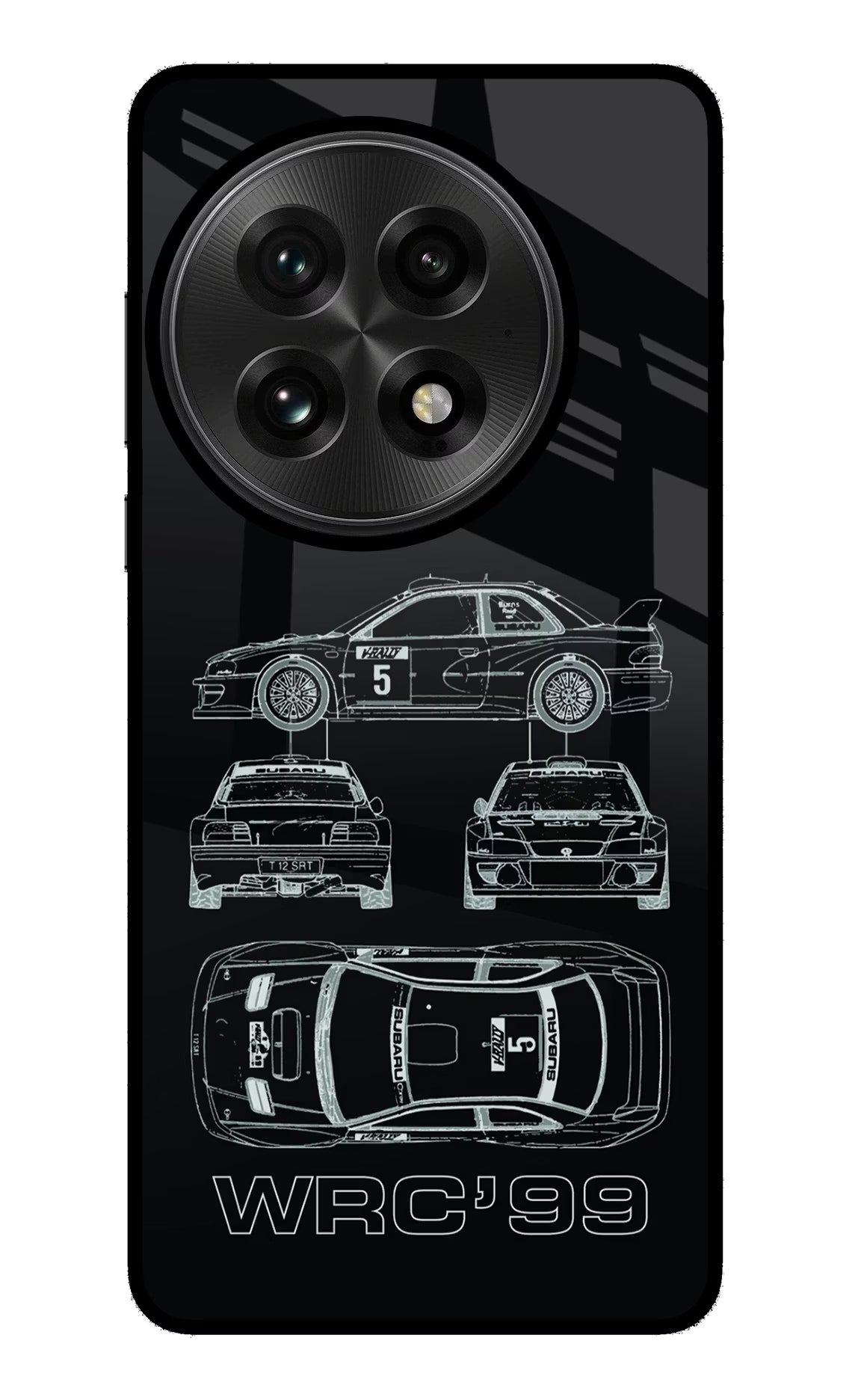 WRC'99 OnePlus 13 Glass Case Back Cover by Casekaro