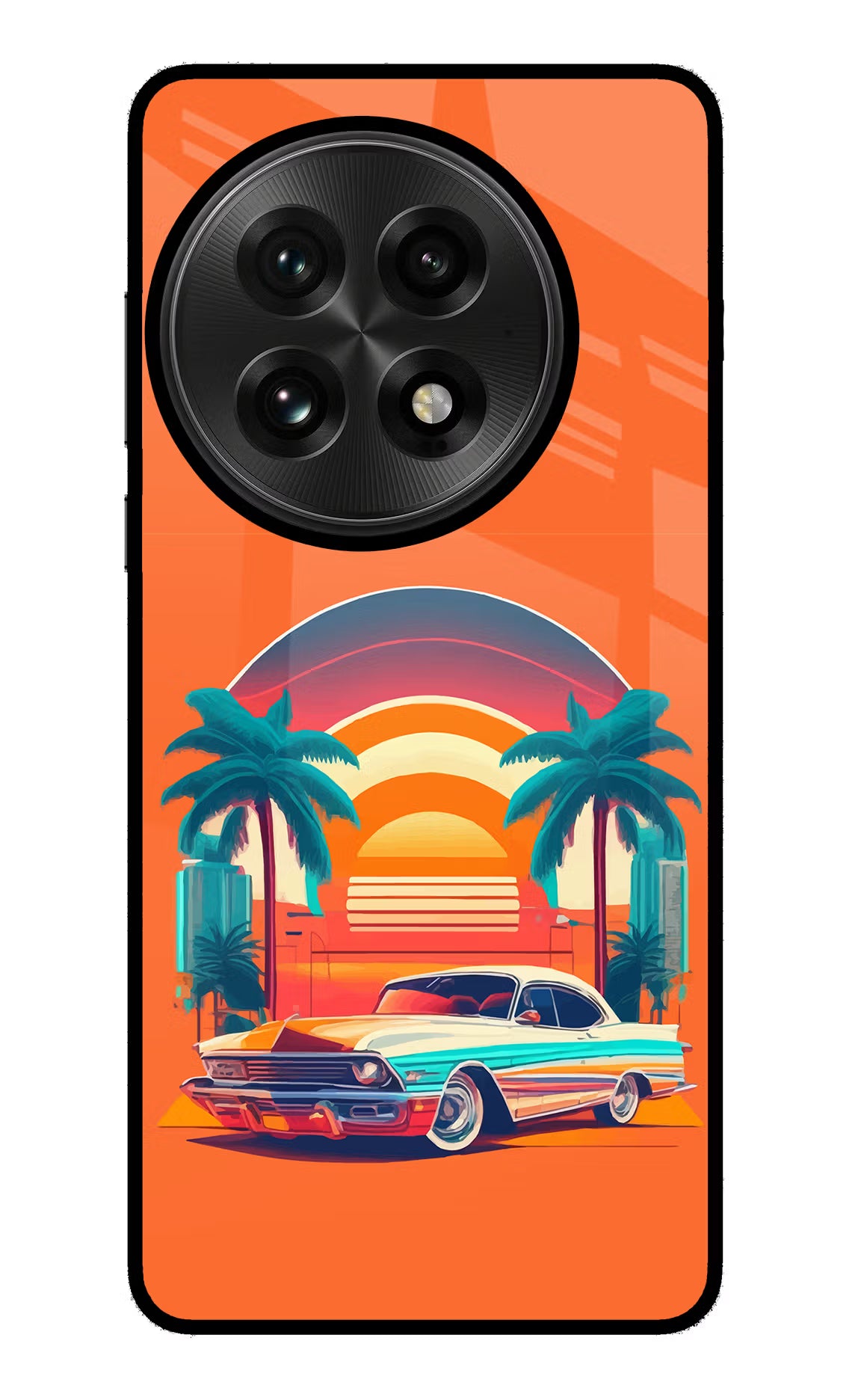Palm Drive 80s OnePlus 13 Glass Case - Palm Drive 80s OnePlus 13 Glass Case Palm Drive 80s OnePlus 13 Glass Case