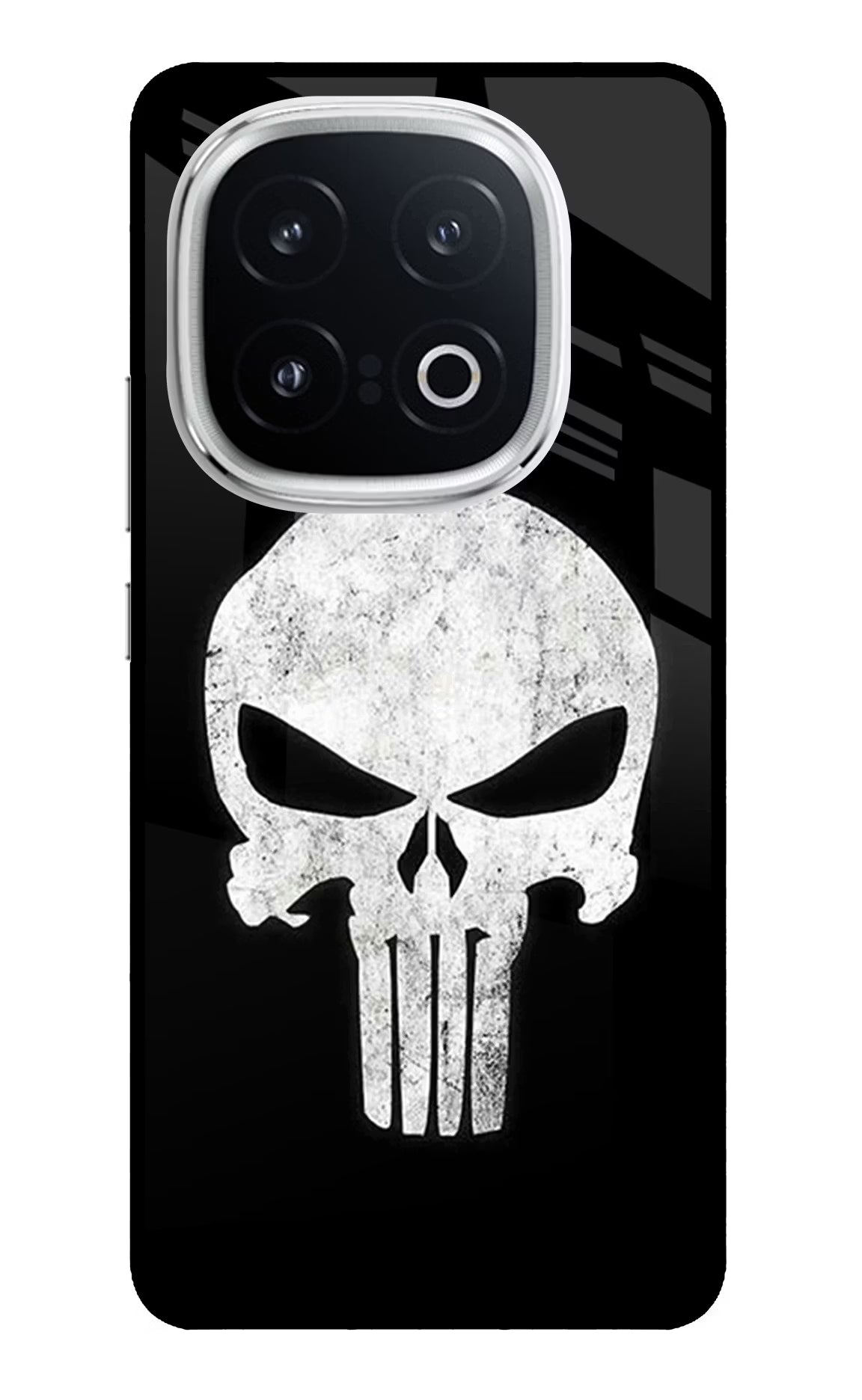 Punisher Skull iQOO 13 5G Glass Case - Punisher Skull iQOO 13 5G Glass Case Punisher Skull iQOO 13 5G Glass Case