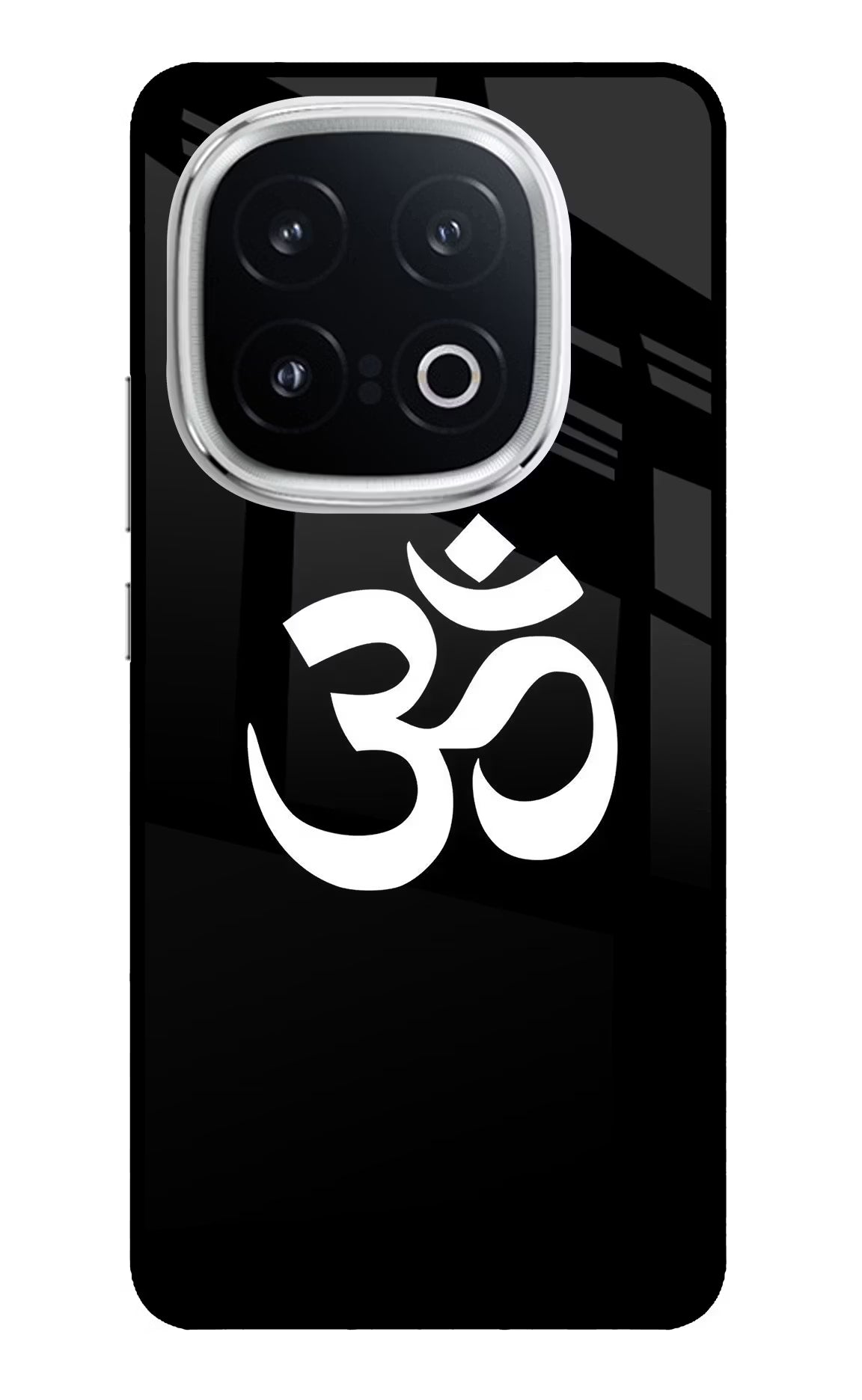 Om iQOO 13 5G Back Cover - Om iQOO 13 5G Glass Case Back Cover by Casekaro Om iQOO 13 5G Glass Case Back Cover by Casekaro