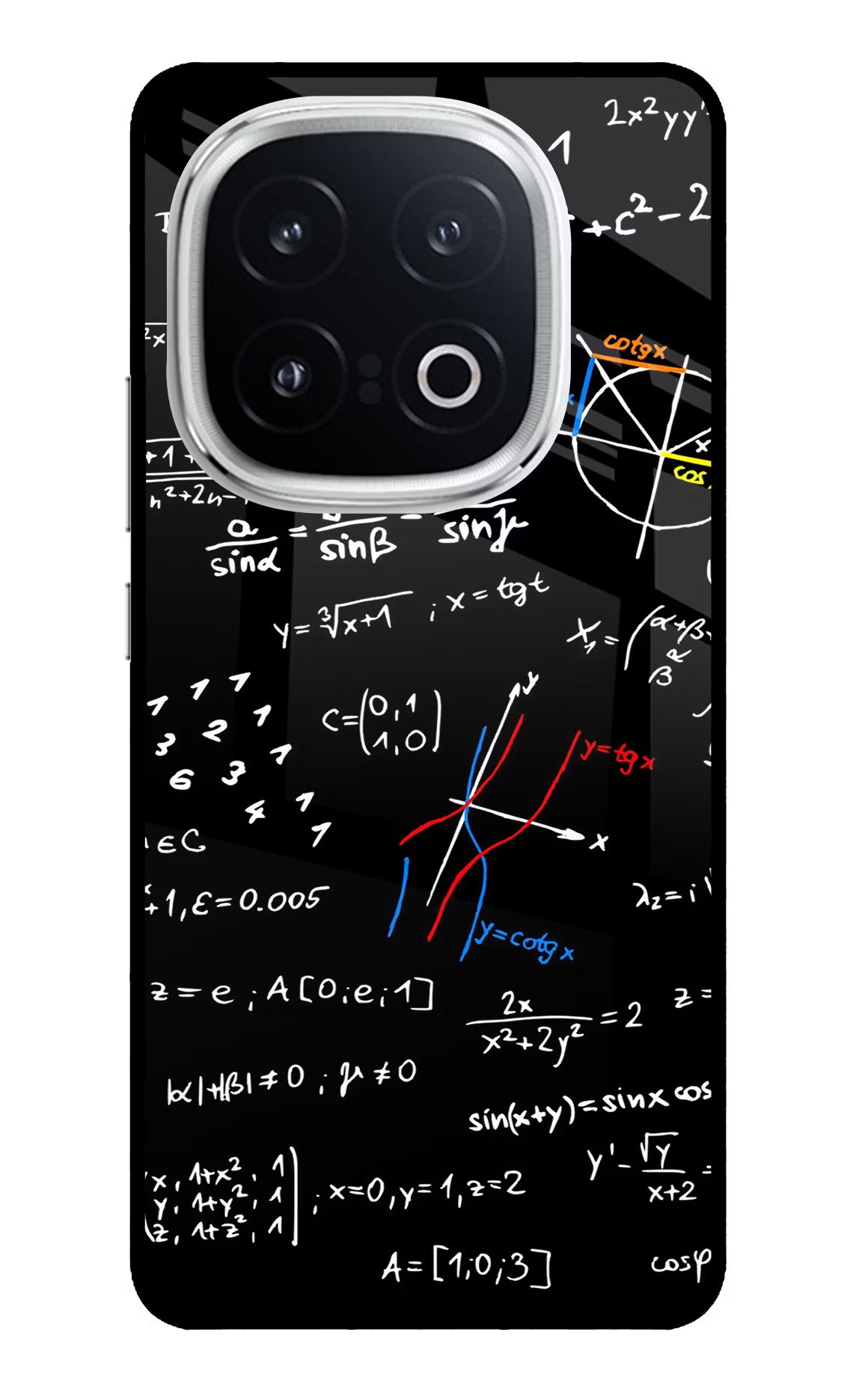 Mathematics Formula iQOO 13 5G Back Cover - Mathematics Formula iQOO 13 5G Glass Case Back Cover by Casekaro Mathematics Formula iQOO 13 5G Glass Case Back Cover by Casekaro