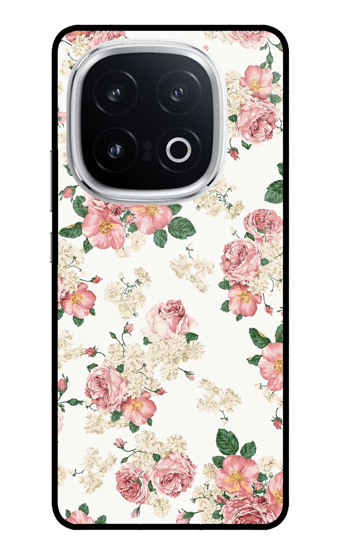 Flowers iQOO 13 5G Glass Case - Flowers iQOO 13 5G Glass Case Flowers iQOO 13 5G Glass Case