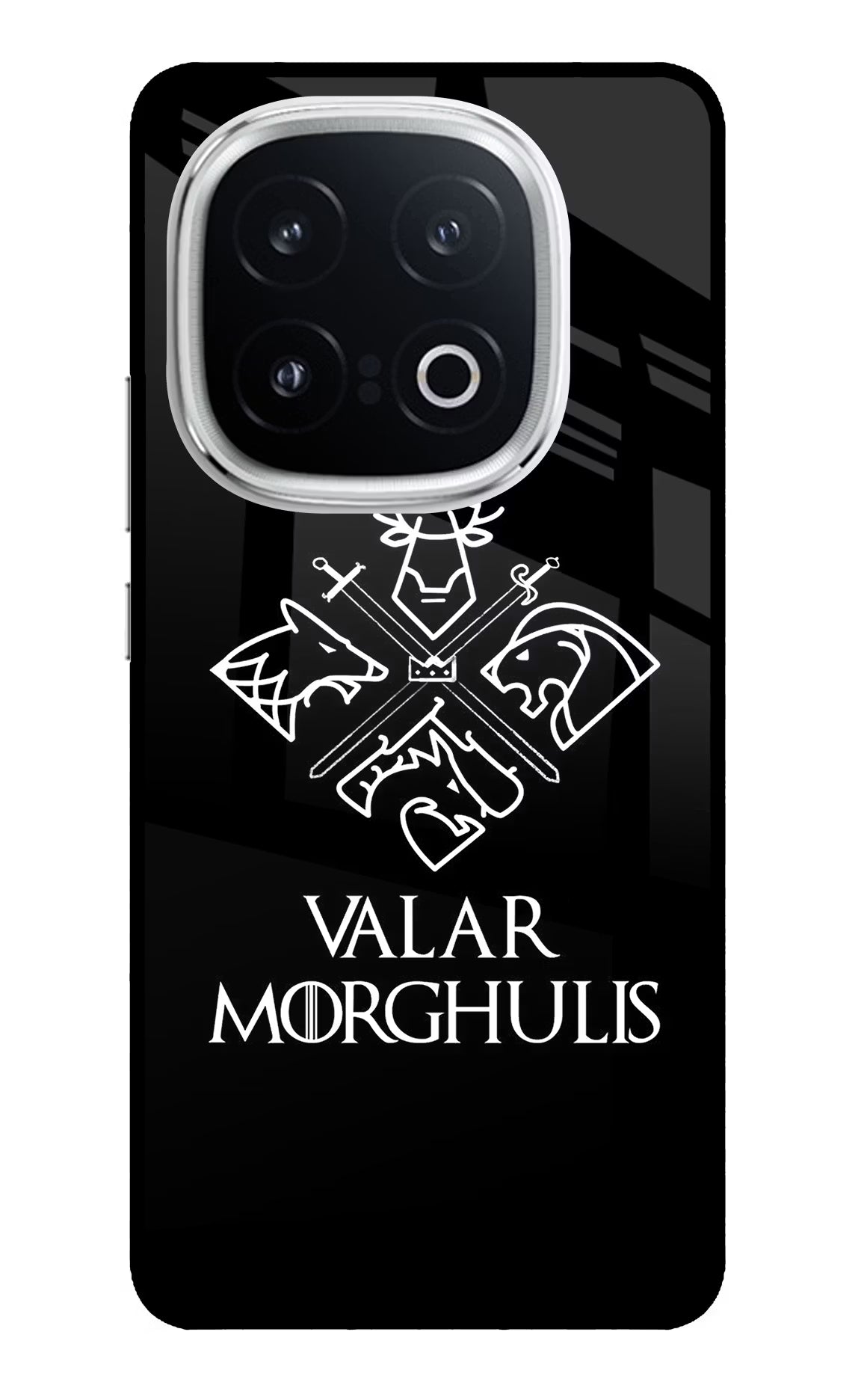 Valar Morghulis | Game Of Thrones iQOO 13 5G Back Cover - Valar Morghulis | Game Of Thrones iQOO 13 5G Glass Case Back Cover by Casekaro Valar Morghulis | Game Of Thrones iQOO 13 5G Glass Case Back Cover by Casekaro