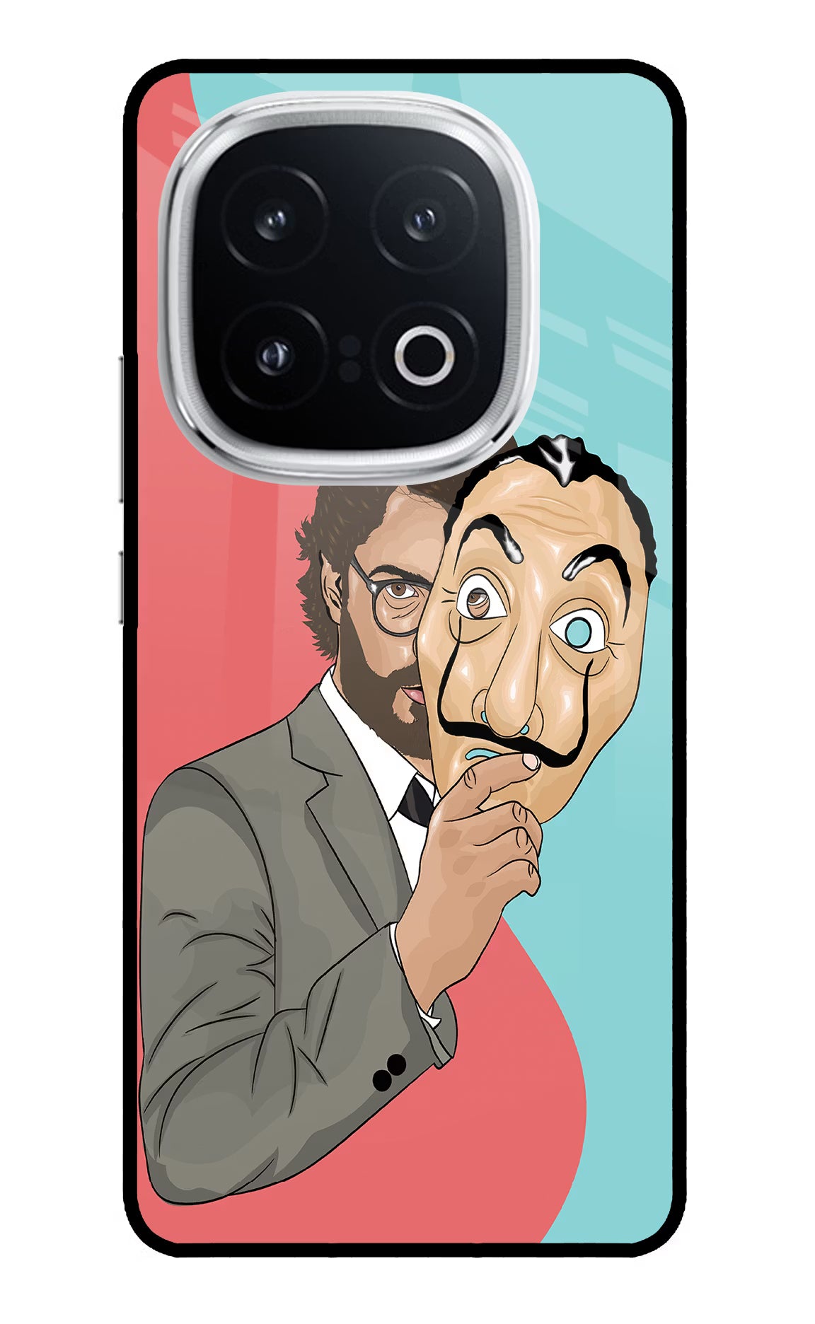 Professor iQOO 13 5G Back Cover - Professor iQOO 13 5G Glass Case Back Cover by Casekaro Professor iQOO 13 5G Glass Case Back Cover by Casekaro