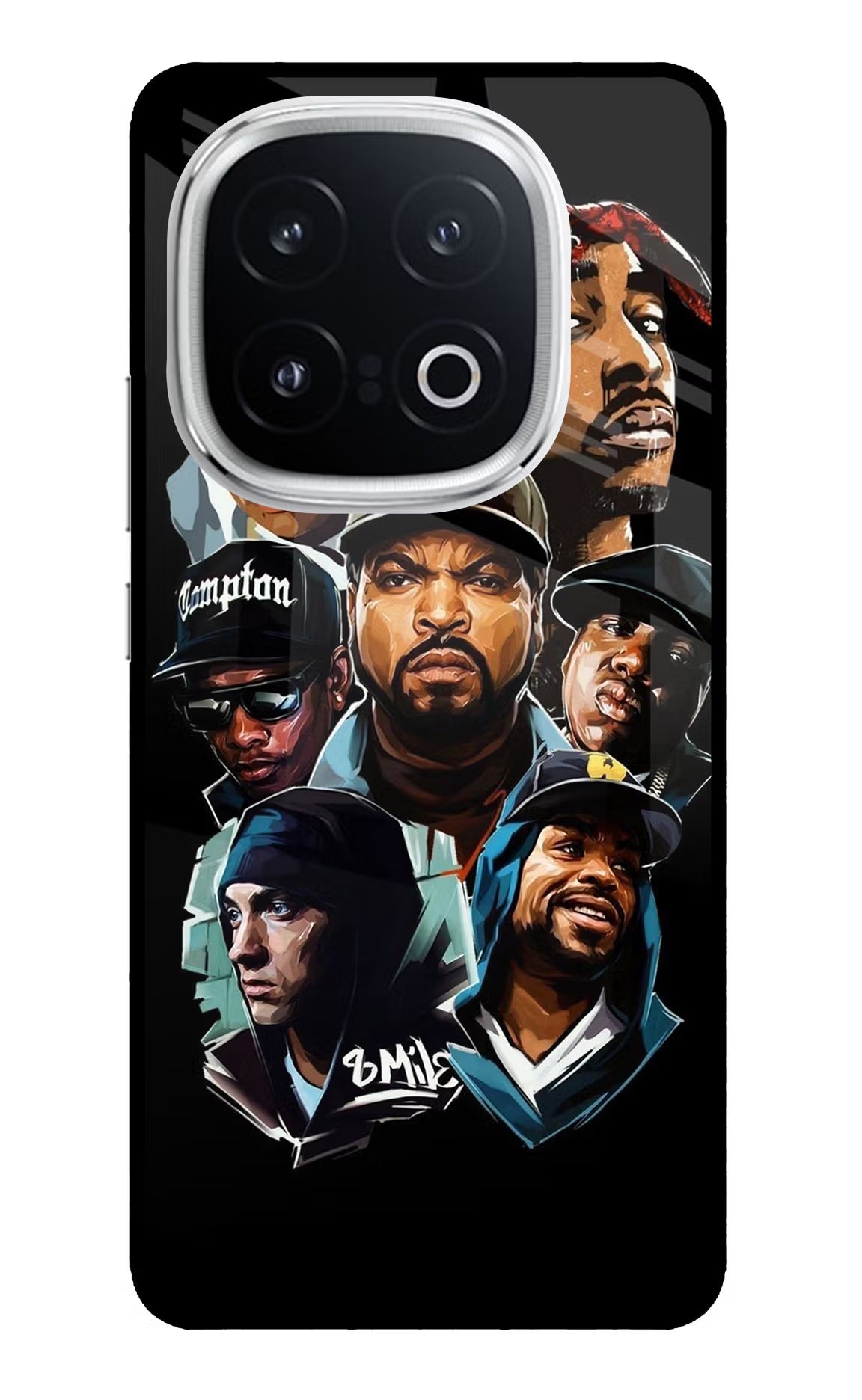 Rappers iQOO 13 5G Glass Case - Rappers iQOO 13 5G Glass Case Rappers iQOO 13 5G Glass Case