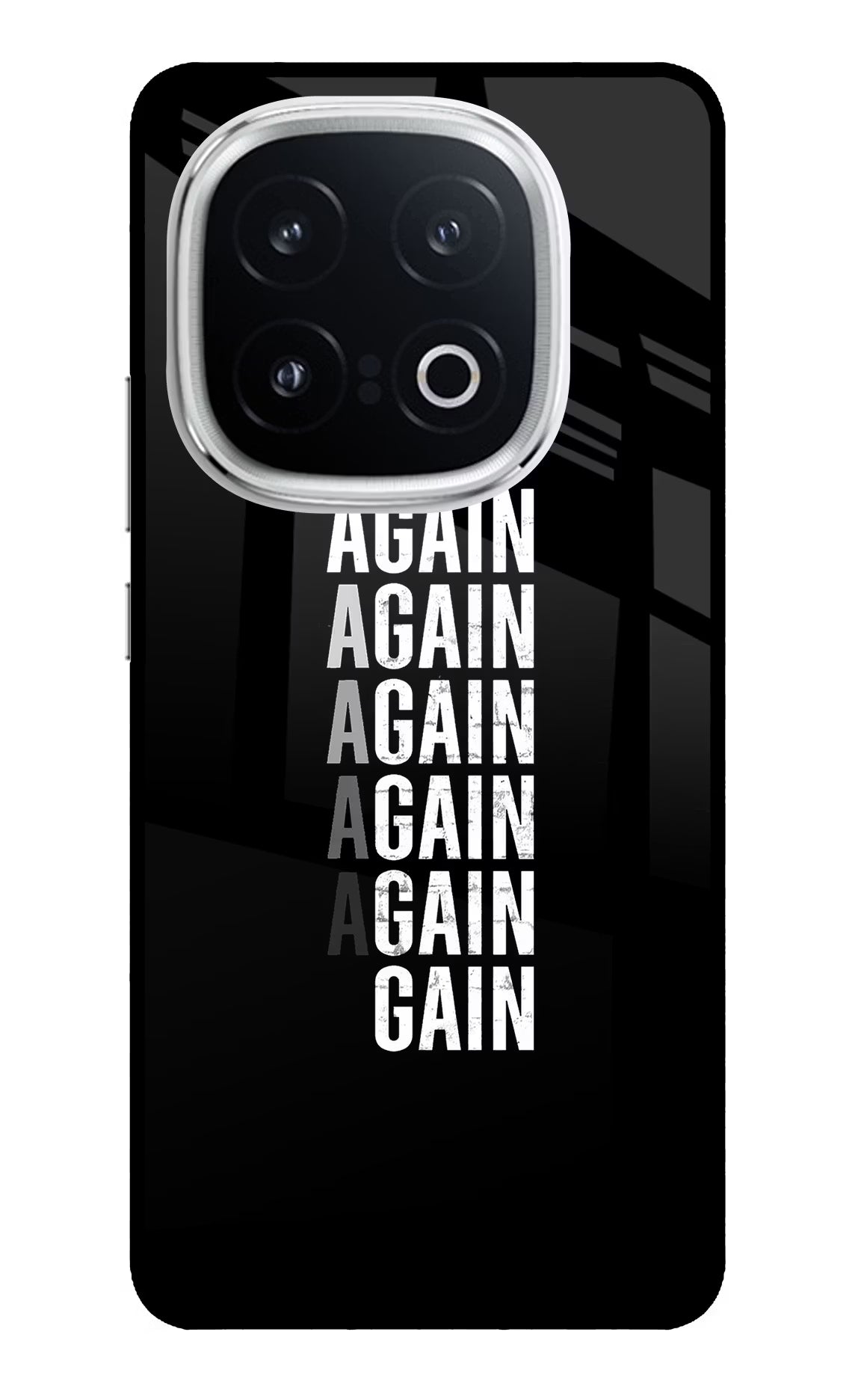 Again Again Gain iQOO 13 5G Glass Case - Again Again Gain iQOO 13 5G Glass Case Again Again Gain iQOO 13 5G Glass Case