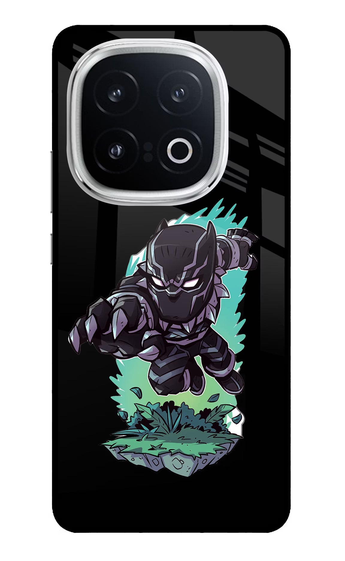 Black Panther iQOO 13 5G Glass Case - Black Panther iQOO 13 5G Glass Case Black Panther iQOO 13 5G Glass Case