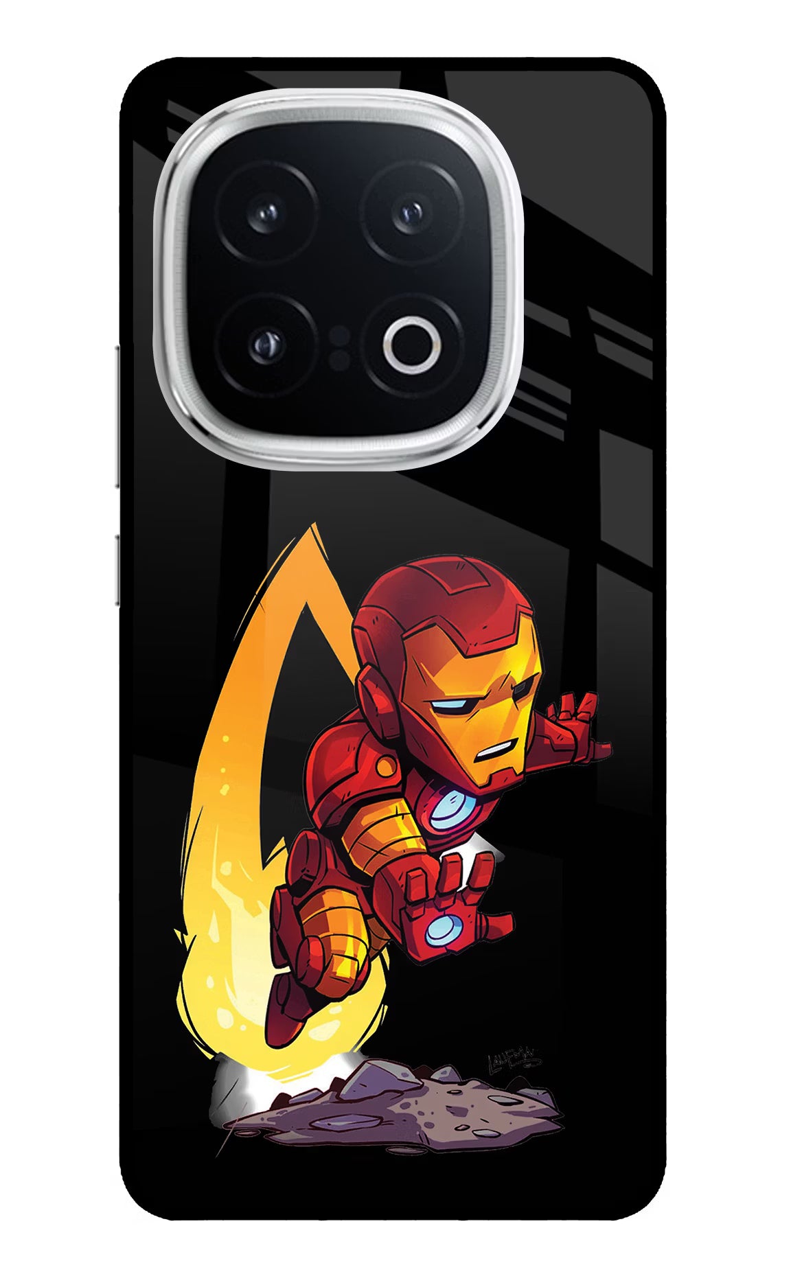 IronMan iQOO 13 5G Glass Case - IronMan iQOO 13 5G Glass Case IronMan iQOO 13 5G Glass Case