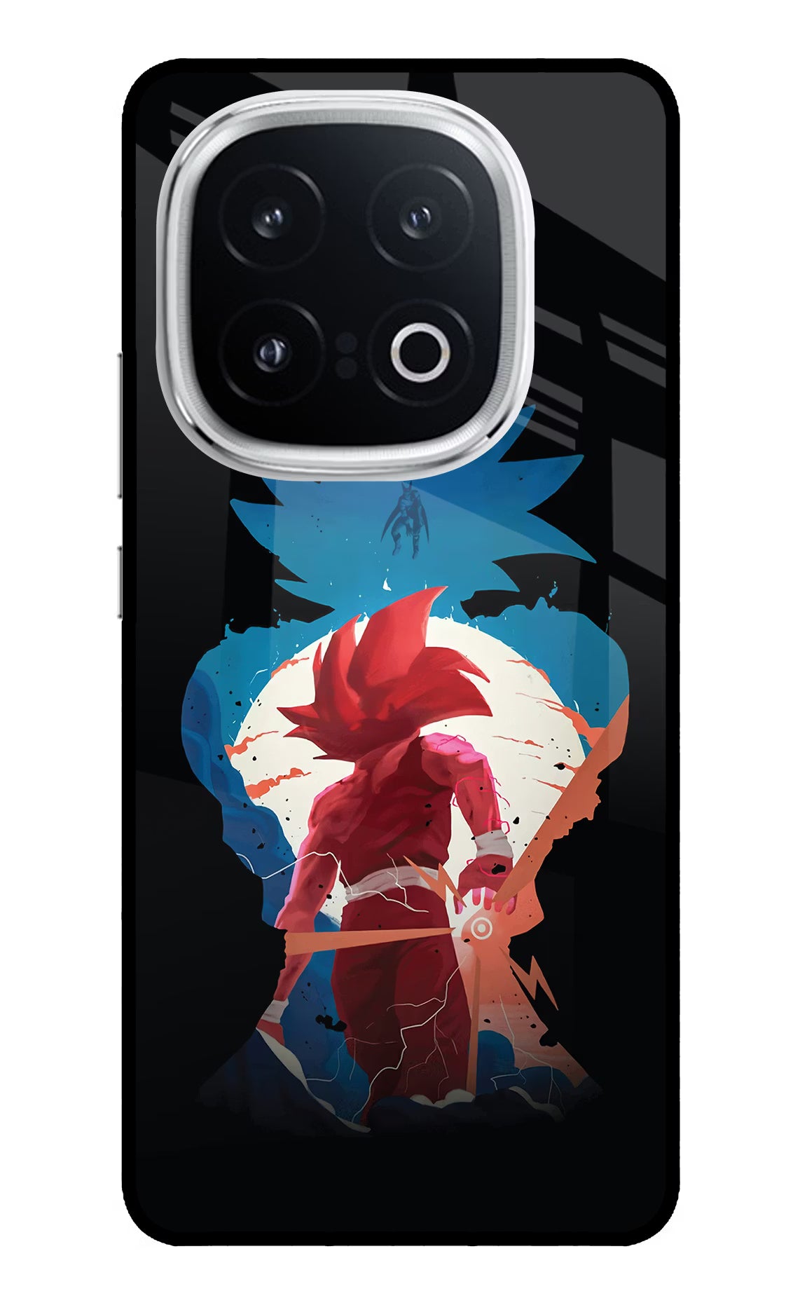 Goku iQOO 13 5G Back Cover - Goku iQOO 13 5G Glass Case Back Cover by Casekaro Goku iQOO 13 5G Glass Case Back Cover by Casekaro