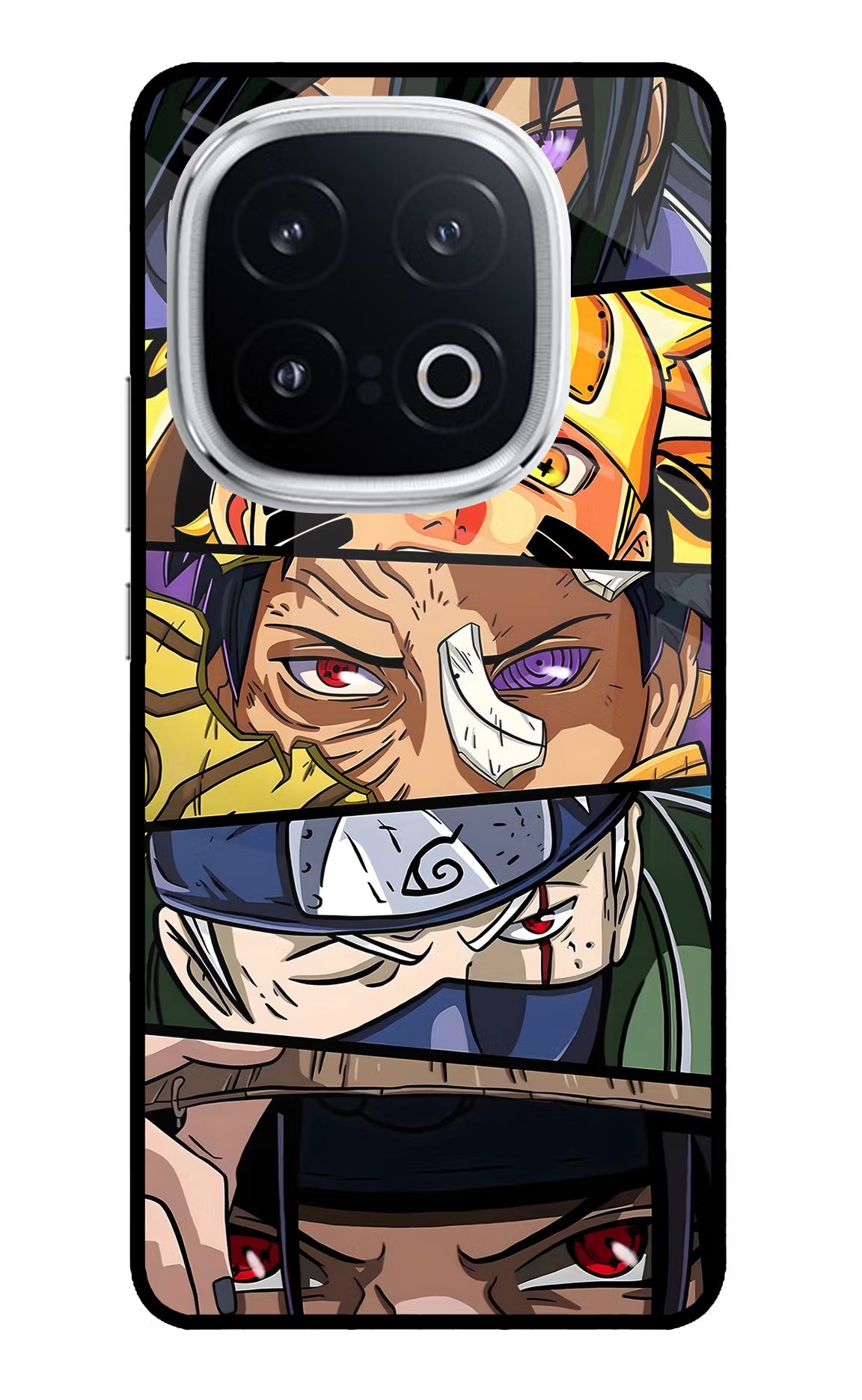 Naruto Character iQOO 13 5G Back Cover - Naruto Character iQOO 13 5G Glass Case Back Cover by Casekaro Naruto Character iQOO 13 5G Glass Case Back Cover by Casekaro