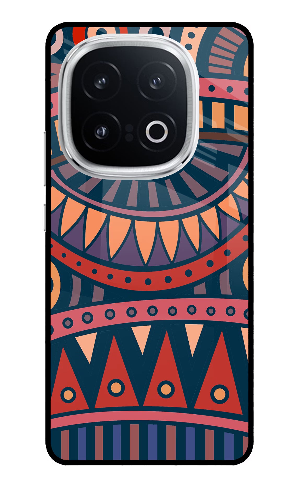 African Culture Design iQOO 13 5G Glass Case - African Culture Design iQOO 13 5G Glass Case African Culture Design iQOO 13 5G Glass Case