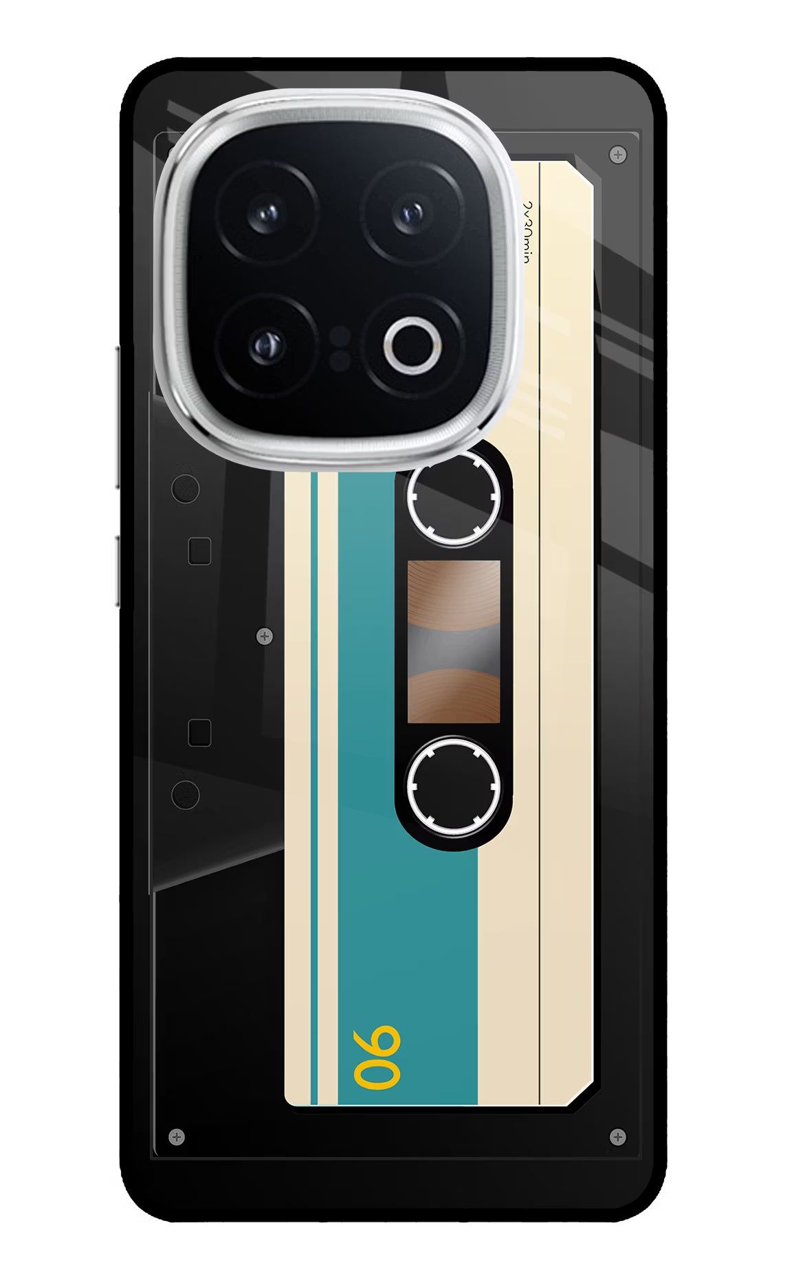 Cassette iQOO 13 5G Back Cover - Cassette iQOO 13 5G Glass Case Back Cover by Casekaro Cassette iQOO 13 5G Glass Case Back Cover by Casekaro