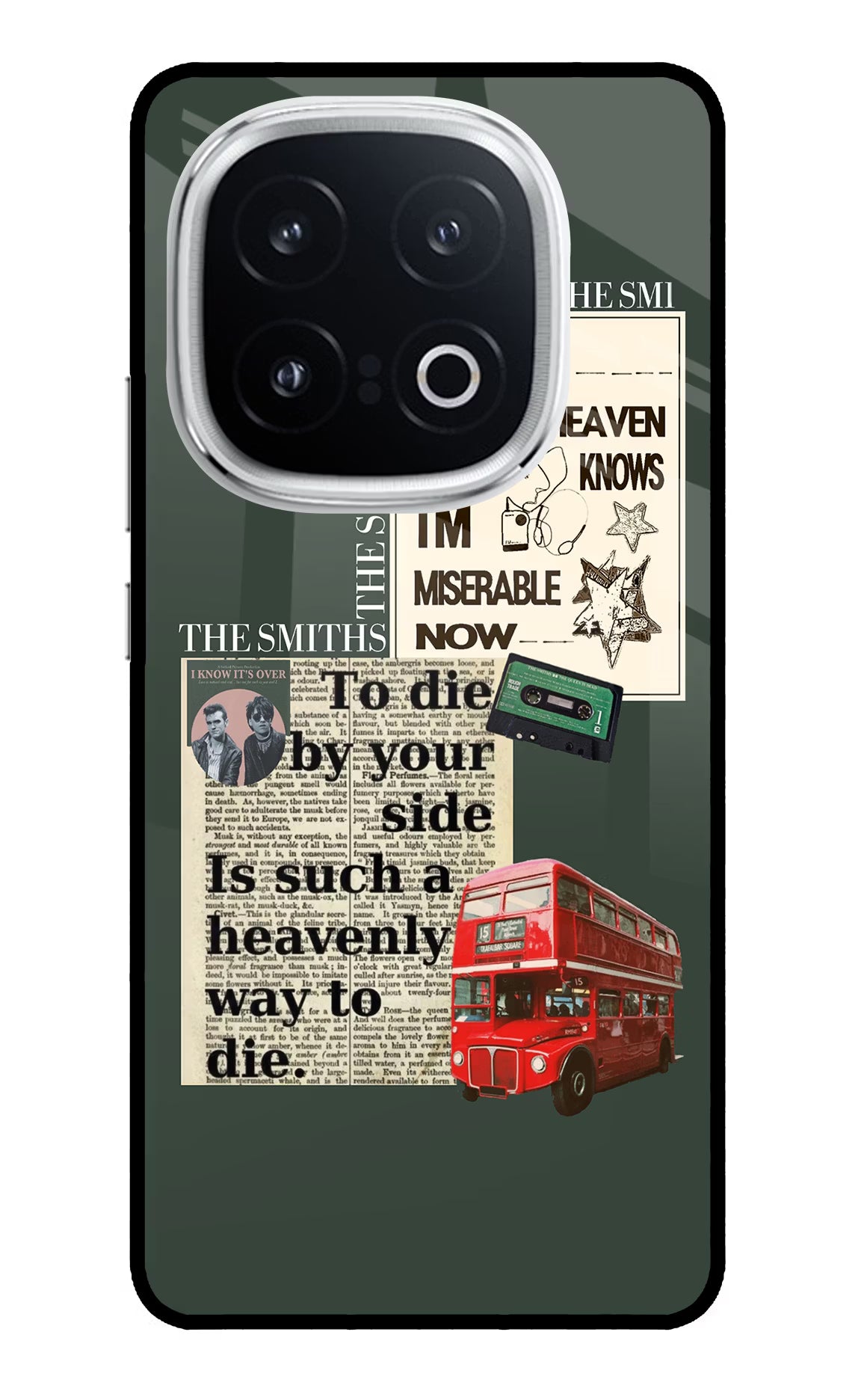 The Smiths iQOO 13 5G Back Cover - The Smiths iQOO 13 5G Glass Case Back Cover by Casekaro The Smiths iQOO 13 5G Glass Case Back Cover by Casekaro