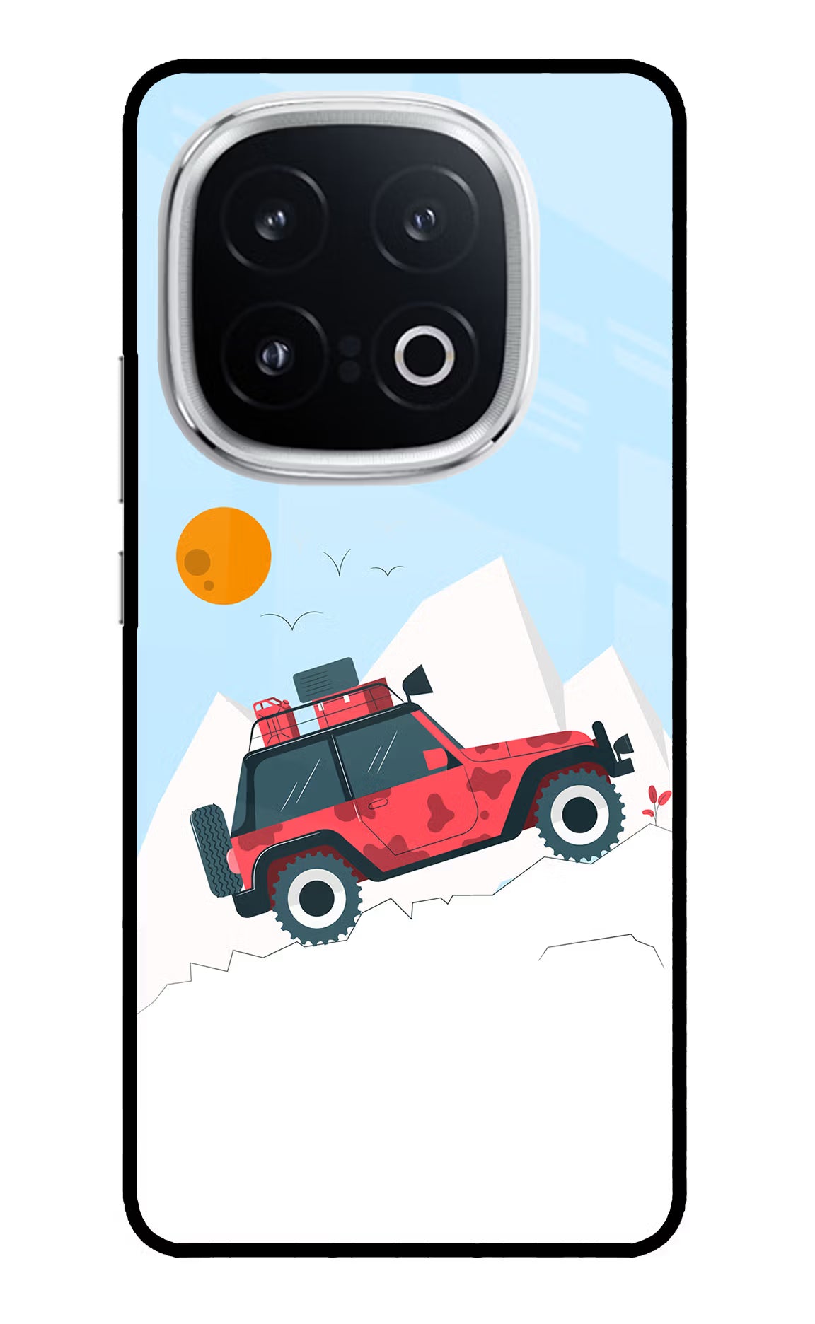 Mountain Trail Beast iQOO 13 5G Glass Case - Mountain Trail Beast iQOO 13 5G Glass Case Mountain Trail Beast iQOO 13 5G Glass Case