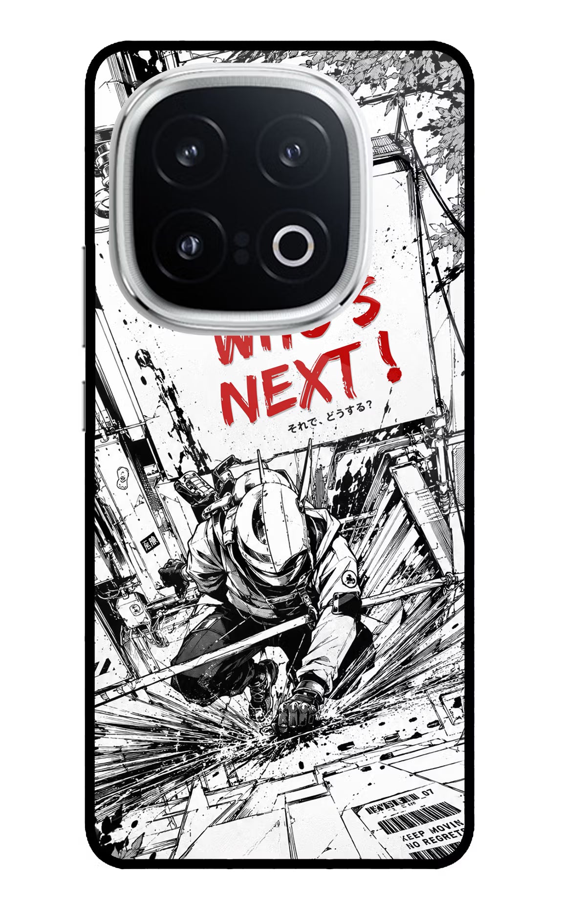 Who's Next iQOO 13 5G Back Cover - Who's Next iQOO 13 5G Glass Case Back Cover by Casekaro Who's Next iQOO 13 5G Glass Case Back Cover by Casekaro