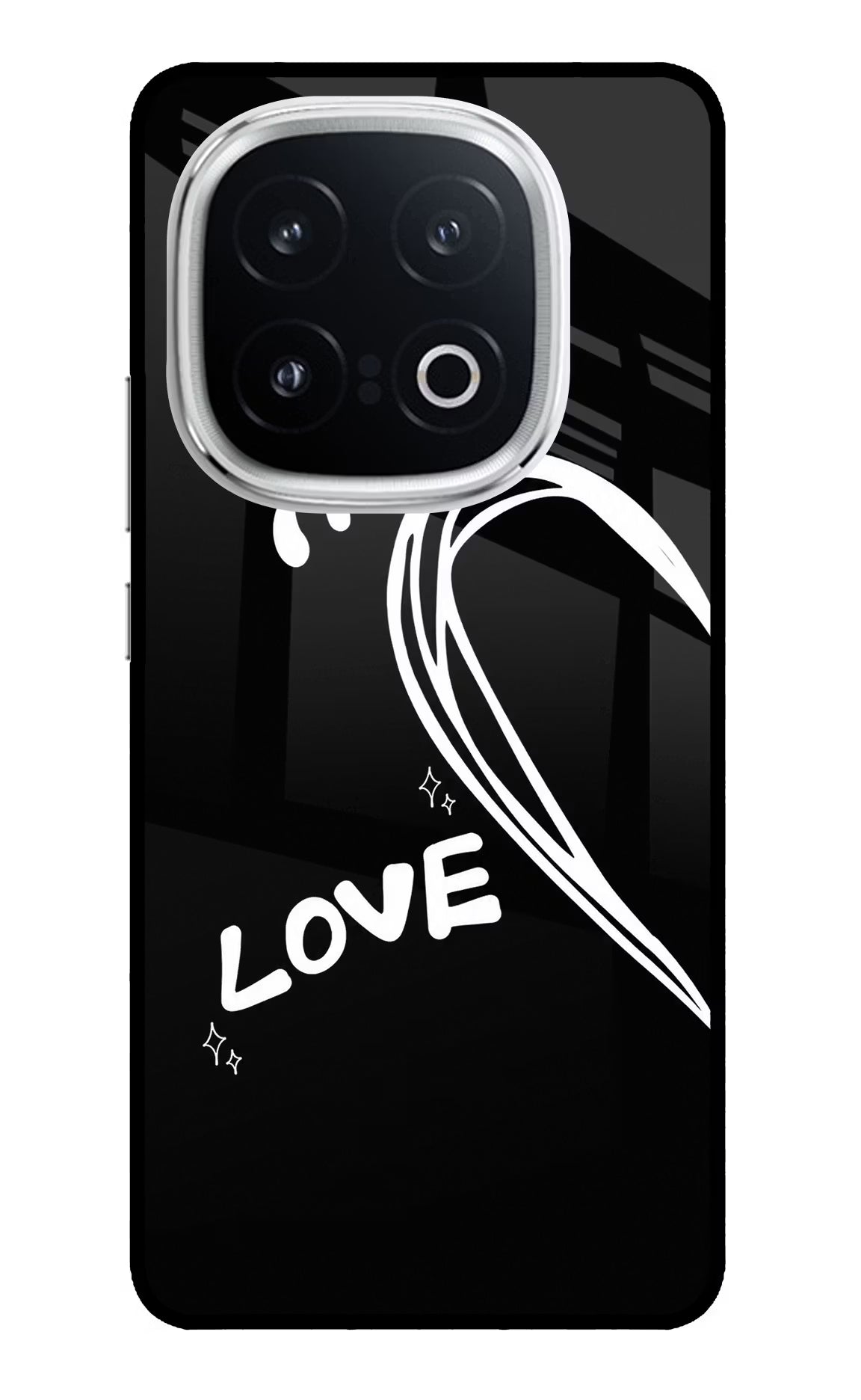 Love Line iQOO 13 5G Glass Case - Love Line iQOO 13 5G Glass Case Love Line iQOO 13 5G Glass Case