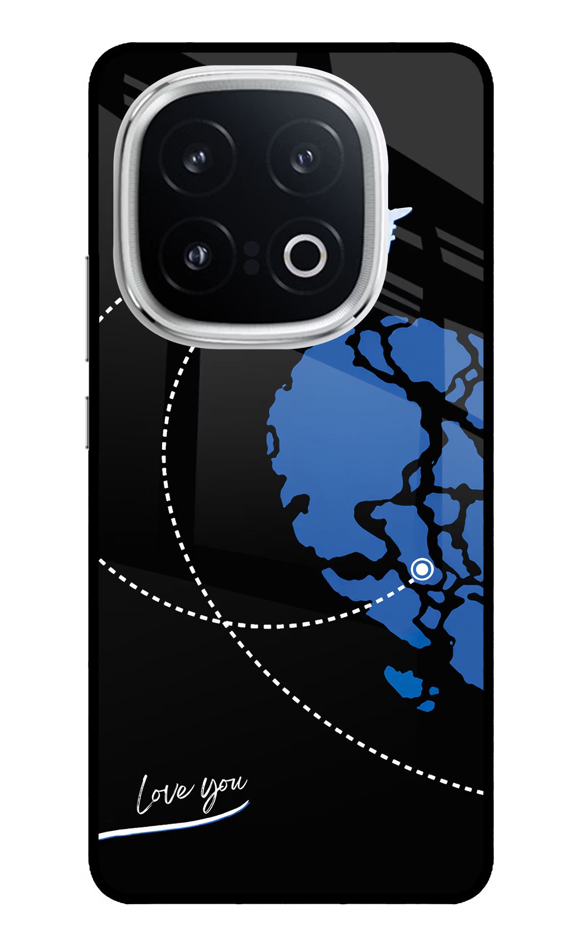 Love Orbit iQOO 13 5G Glass Case - Love Orbit iQOO 13 5G Glass Case Love Orbit iQOO 13 5G Glass Case