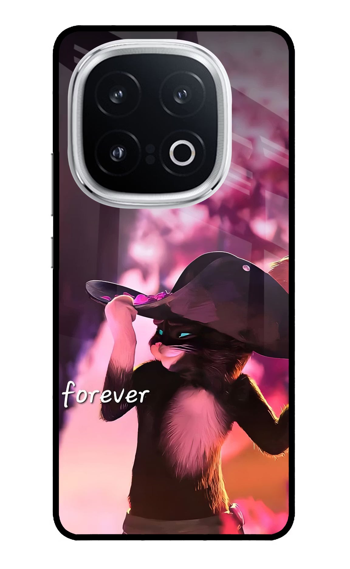 Forever Cat iQOO 13 5G Glass Case - Forever Cat iQOO 13 5G Glass Case Forever Cat iQOO 13 5G Glass Case
