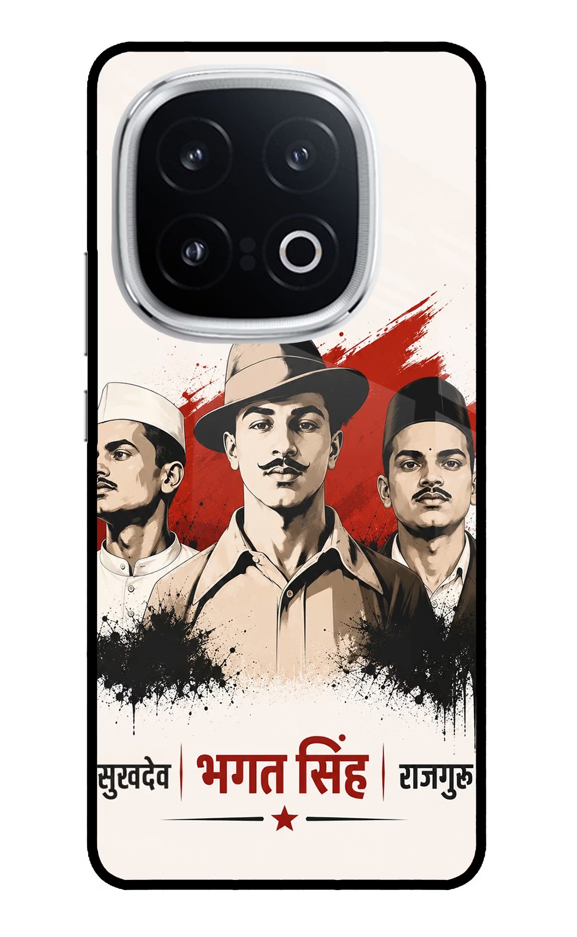 Sardar Patel Iron Will iQOO 13 5G Glass Case - Sardar Patel Iron Will iQOO 13 5G Glass Case Sardar Patel Iron Will iQOO 13 5G Glass Case