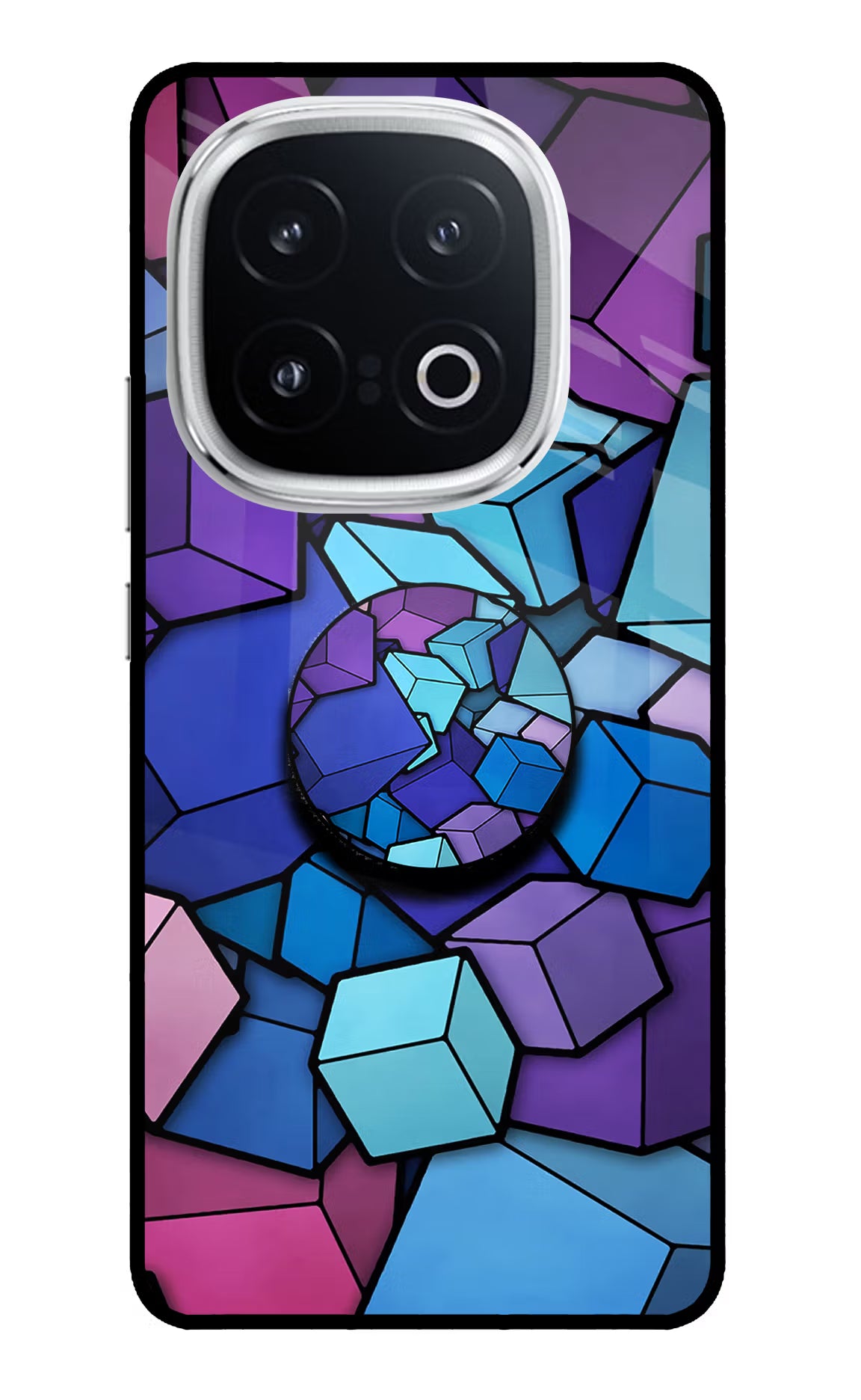 Cubic Abstract iQOO 13 5G Pop Case - Cubic Abstract iQOO 13 5G Pop Case by Casekaro Cubic Abstract iQOO 13 5G Pop Case by Casekaro