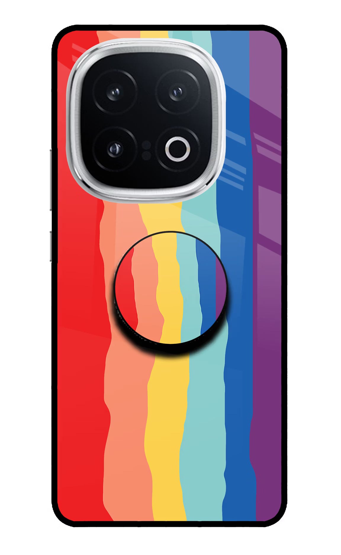 Rainbow iQOO 13 5G Pop Case - Rainbow iQOO 13 5G Pop Case by Casekaro Rainbow iQOO 13 5G Pop Case by Casekaro
