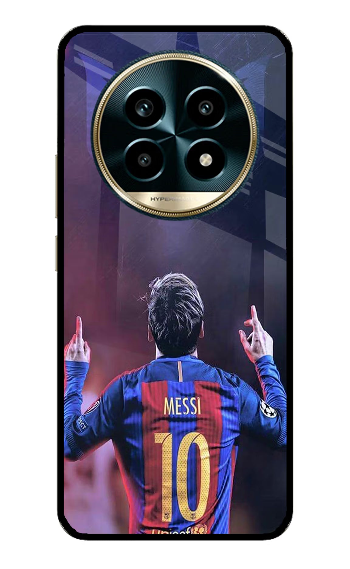 Messi Realme 13 Pro 5G Back Cover - Messi Realme 13 Pro 5G Glass Case Back Cover by Casekaro Messi Realme 13 Pro 5G Glass Case Back Cover by Casekaro