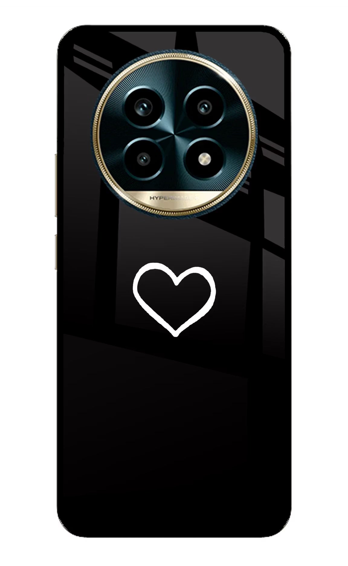 Heart Realme 13 Pro 5G Back Cover - Heart Realme 13 Pro 5G Glass Case Back Cover by Casekaro Heart Realme 13 Pro 5G Glass Case Back Cover by Casekaro