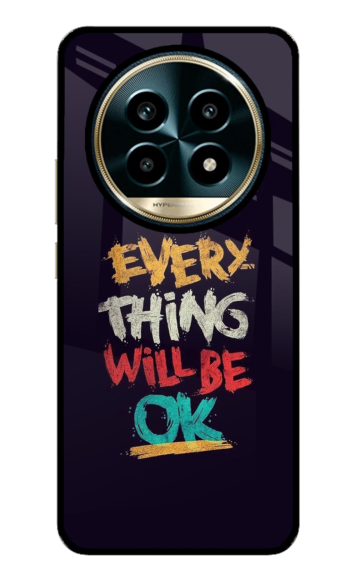 Everything Will Be Ok Realme 13 Pro 5G Glass Case - Everything Will Be Ok Realme 13 Pro 5G Glass Case Everything Will Be Ok Realme 13 Pro 5G Glass Case