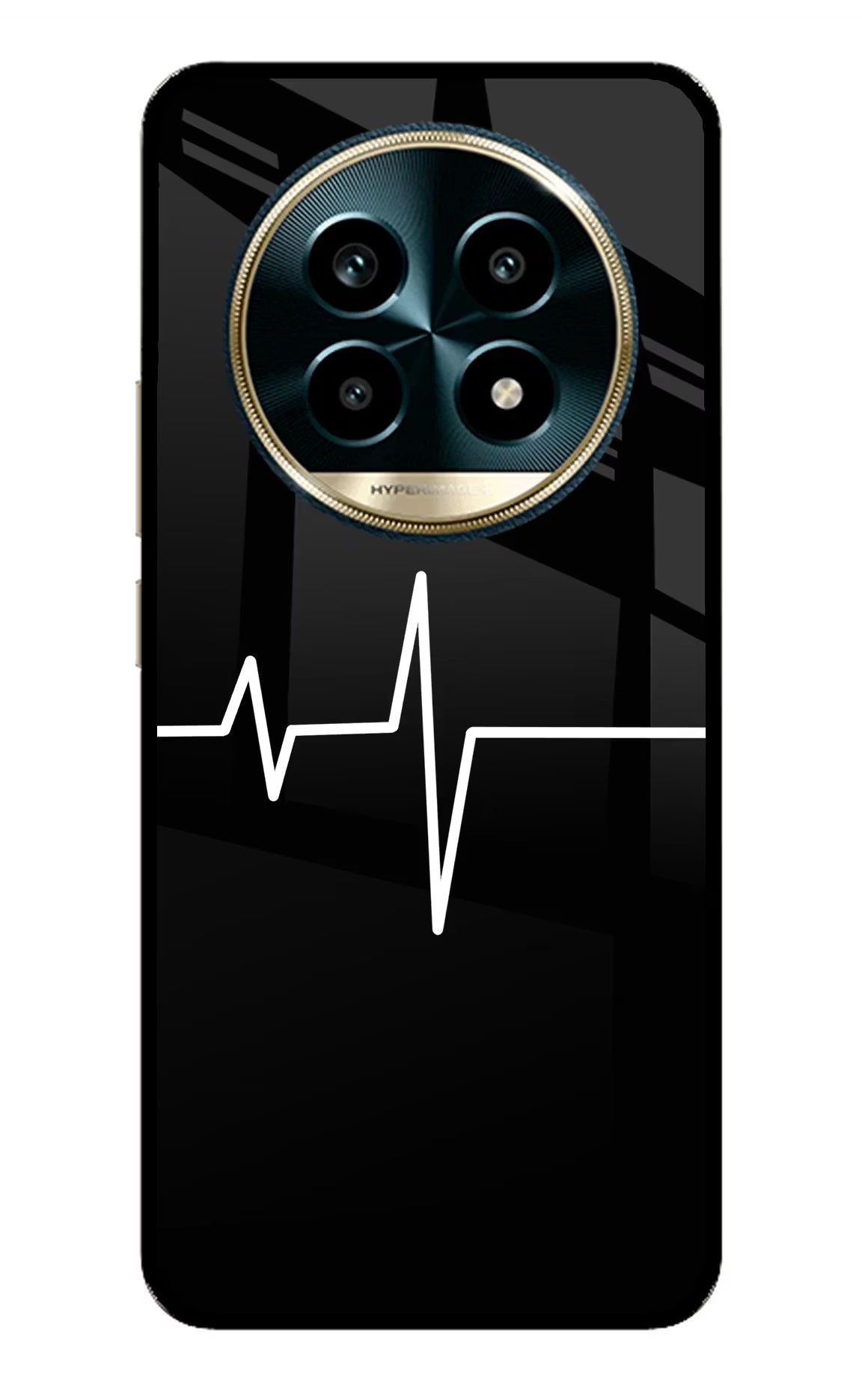 Heart Beats Realme 13 Pro 5G Back Cover - Heart Beats Realme 13 Pro 5G Glass Case Back Cover by Casekaro Heart Beats Realme 13 Pro 5G Glass Case Back Cover by Casekaro