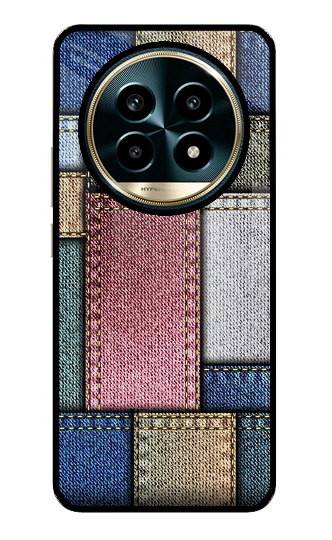 Multicolor Jeans Realme 13 Pro 5G Glass Case - Multicolor Jeans Realme 13 Pro 5G Glass Case Multicolor Jeans Realme 13 Pro 5G Glass Case