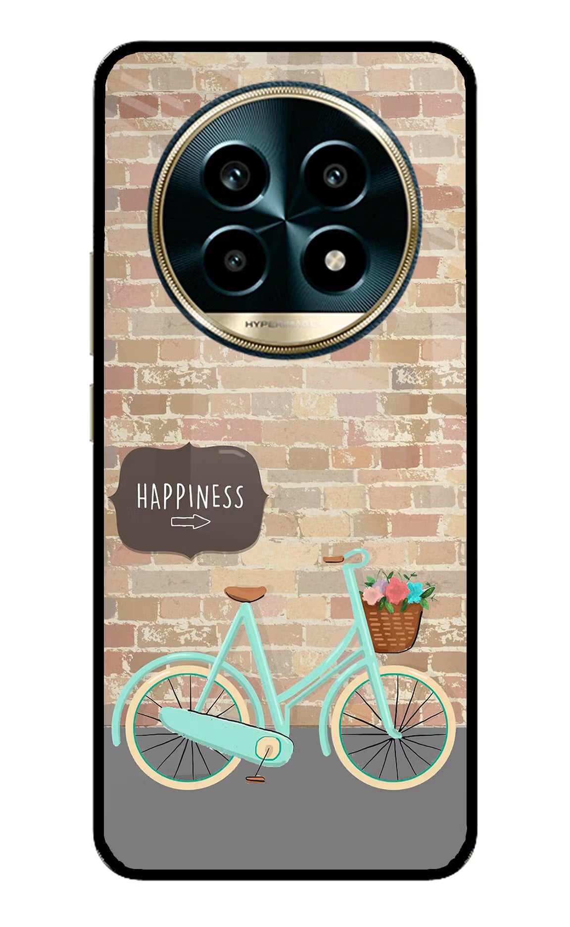 Happiness Artwork Realme 13 Pro 5G Back Cover - Happiness Artwork Realme 13 Pro 5G Glass Case Back Cover by Casekaro Happiness Artwork Realme 13 Pro 5G Glass Case Back Cover by Casekaro