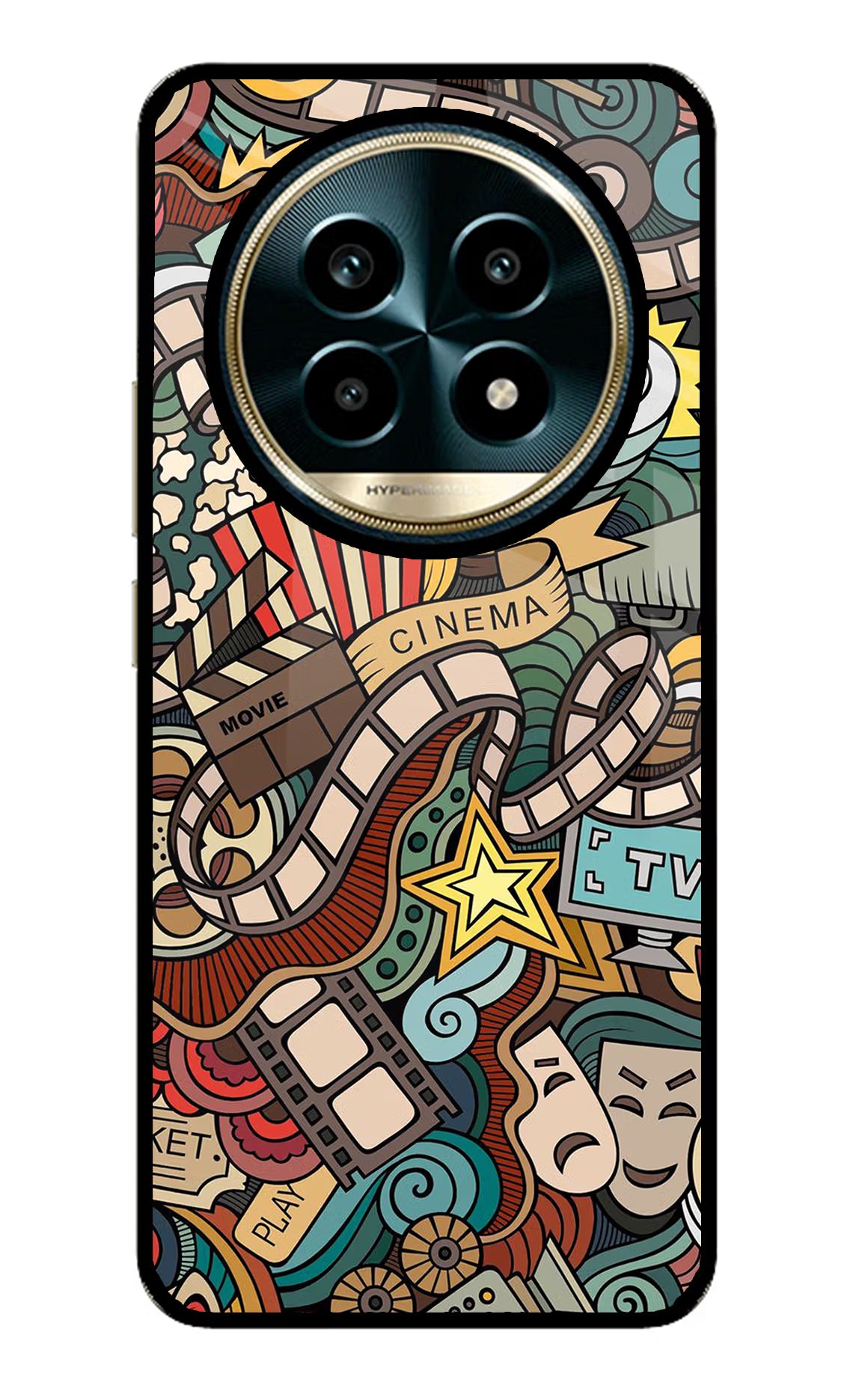 Cinema Abstract Realme 13 Pro 5G Glass Case - Cinema Abstract Realme 13 Pro 5G Glass Case Cinema Abstract Realme 13 Pro 5G Glass Case