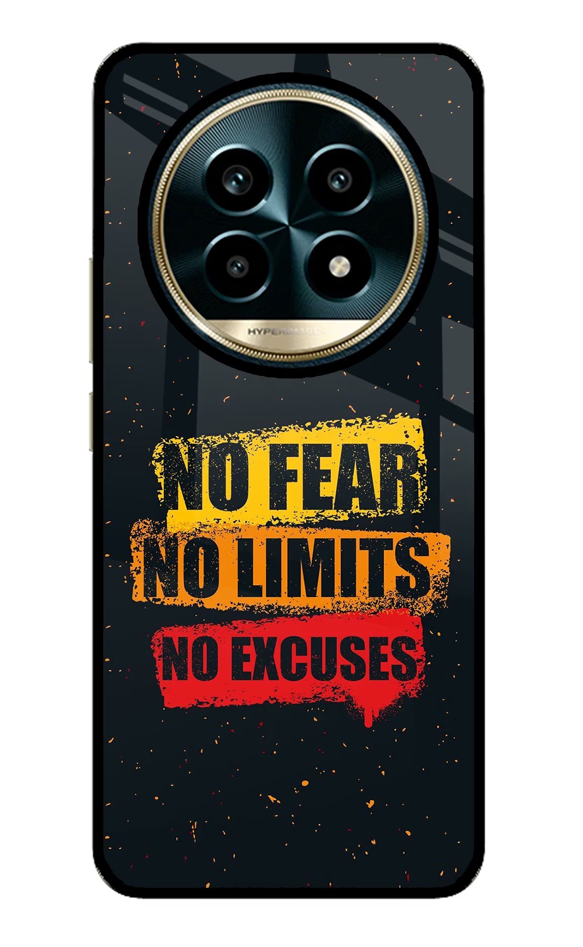 No Fear No Limits No Excuse Realme 13 Pro 5G Glass Case - No Fear No Limits No Excuse Realme 13 Pro 5G Glass Case No Fear No Limits No Excuse Realme 13 Pro 5G Glass Case