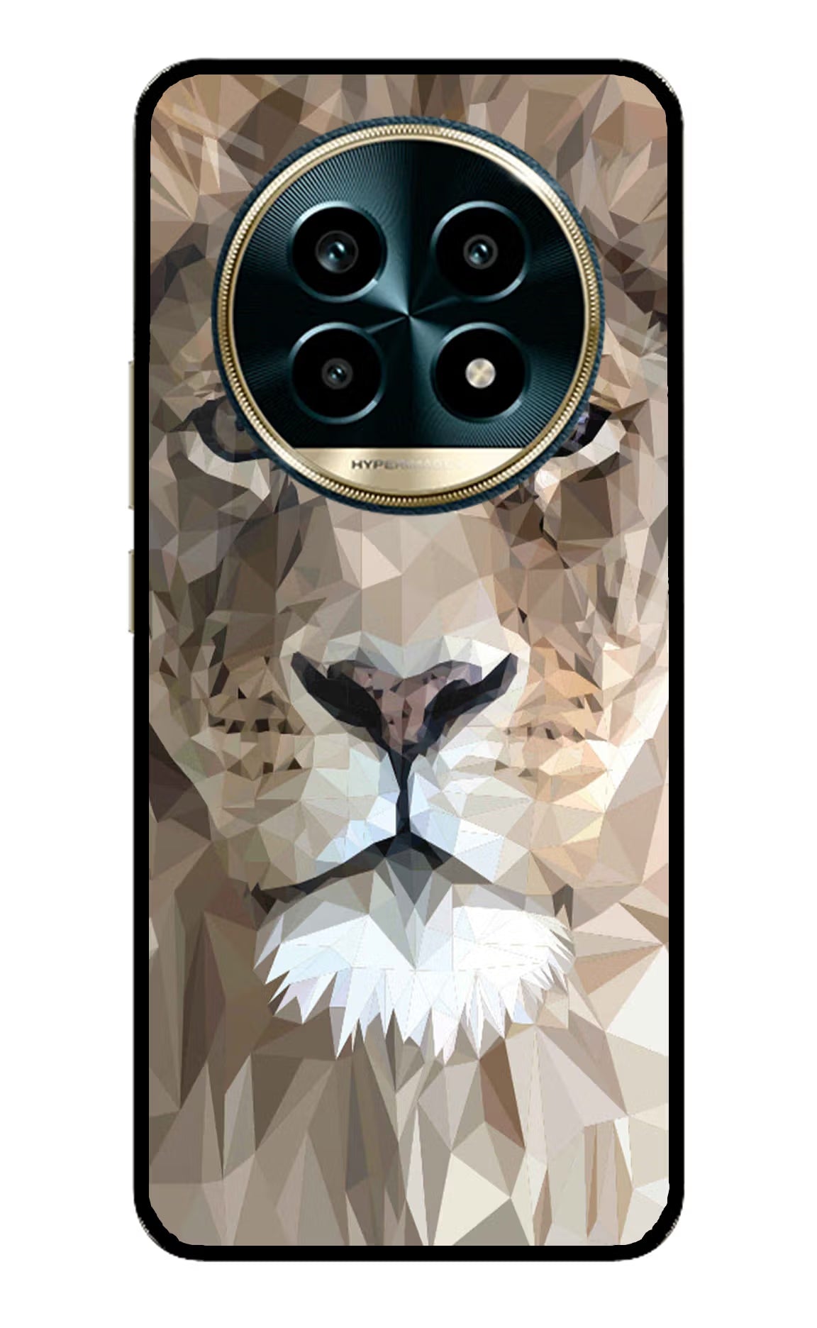 Lion Art Realme 13 Pro 5G Back Cover - Lion Art Realme 13 Pro 5G Glass Case Back Cover by Casekaro Lion Art Realme 13 Pro 5G Glass Case Back Cover by Casekaro