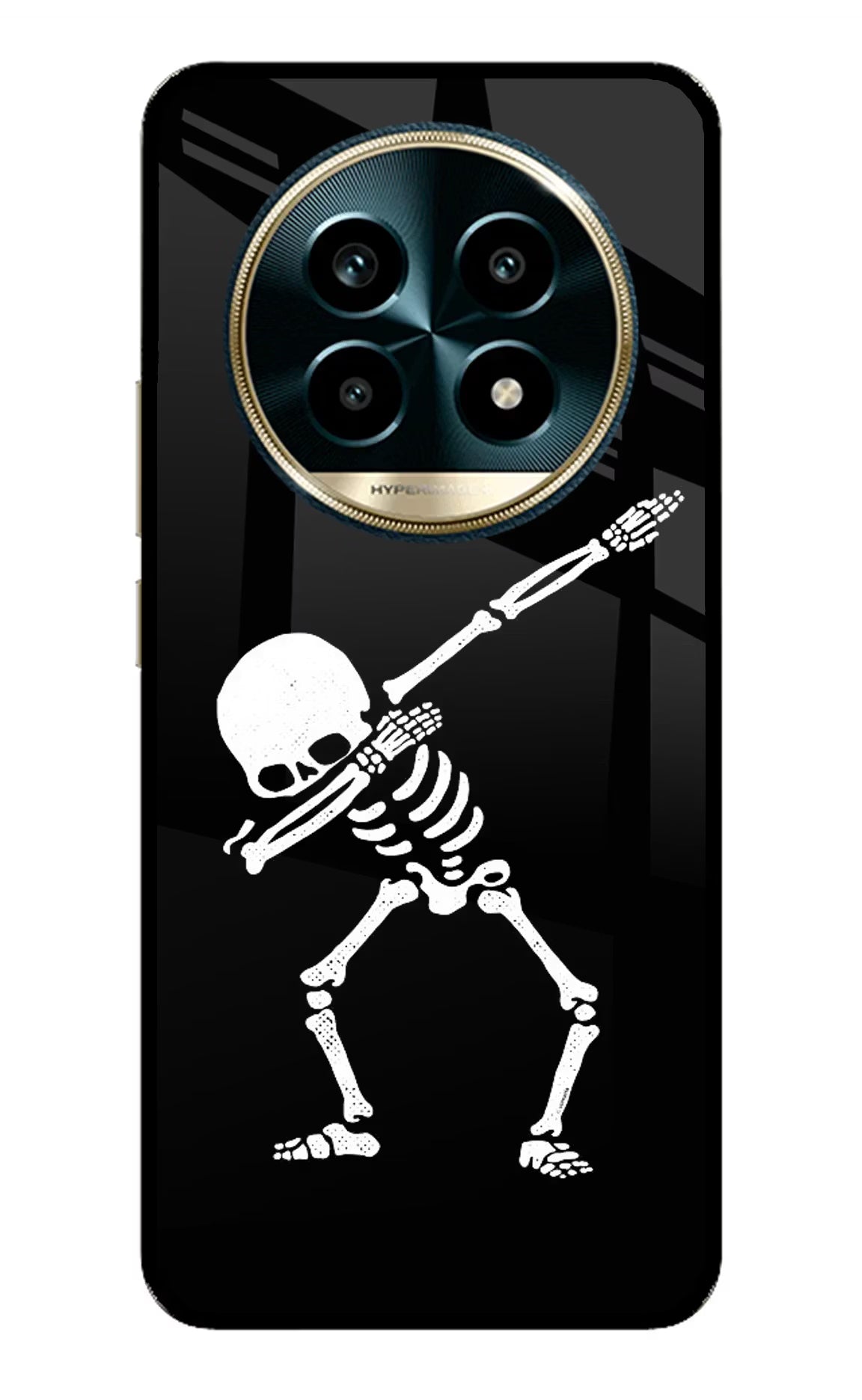 Dabbing Skeleton Art Realme 13 Pro 5G Back Cover - Dabbing Skeleton Art Realme 13 Pro 5G Glass Case Back Cover by Casekaro Dabbing Skeleton Art Realme 13 Pro 5G Glass Case Back Cover by Casekaro