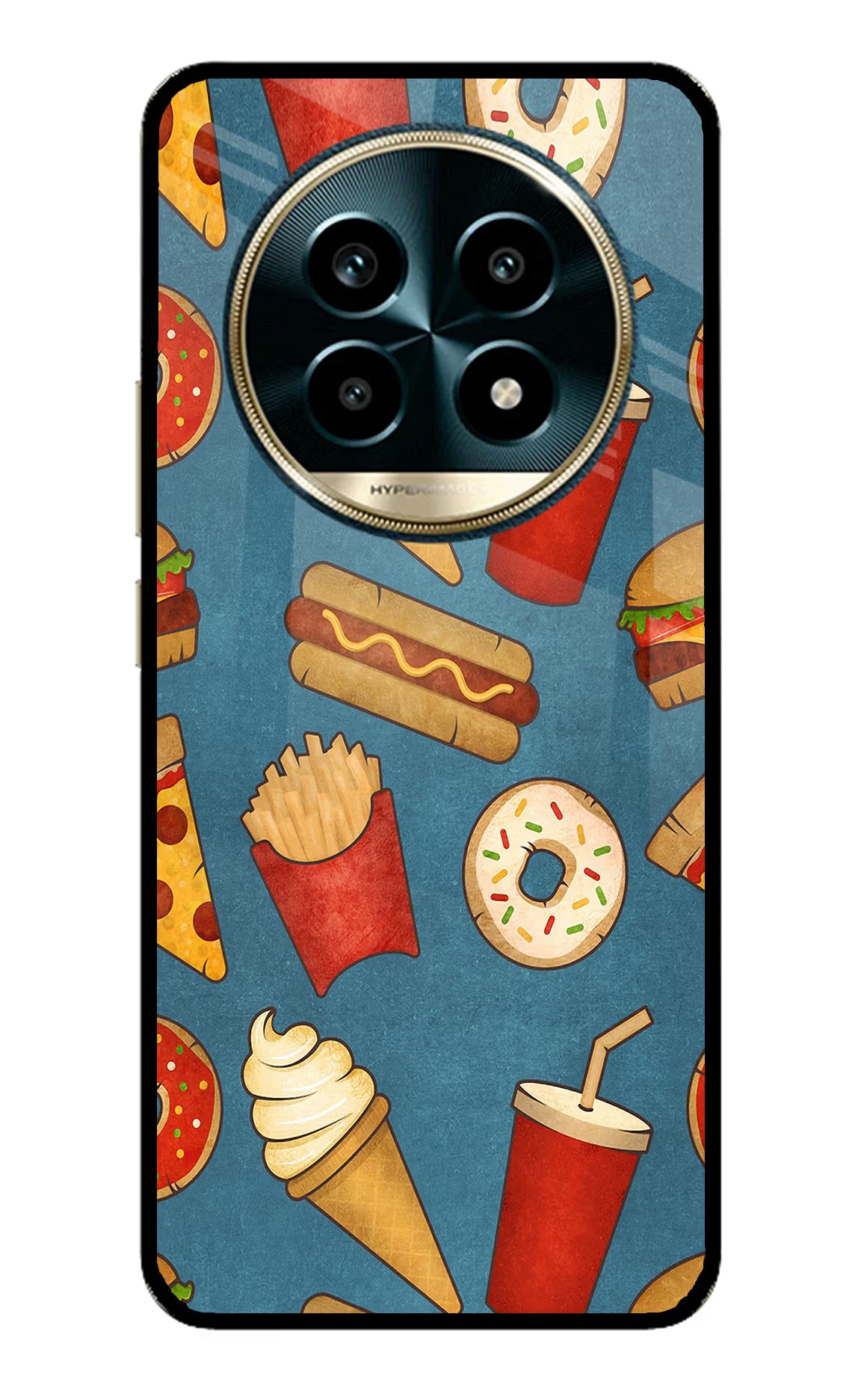 Foodie Realme 13 Pro 5G Back Cover - Foodie Realme 13 Pro 5G Glass Case Back Cover by Casekaro Foodie Realme 13 Pro 5G Glass Case Back Cover by Casekaro