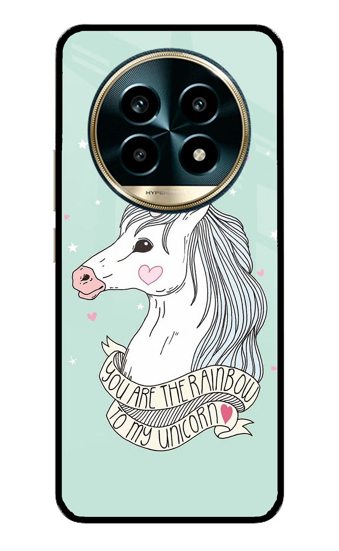 Unicorn Wallpaper Realme 13 Pro 5G Back Cover - Unicorn Wallpaper Realme 13 Pro 5G Glass Case Back Cover by Casekaro Unicorn Wallpaper Realme 13 Pro 5G Glass Case Back Cover by Casekaro