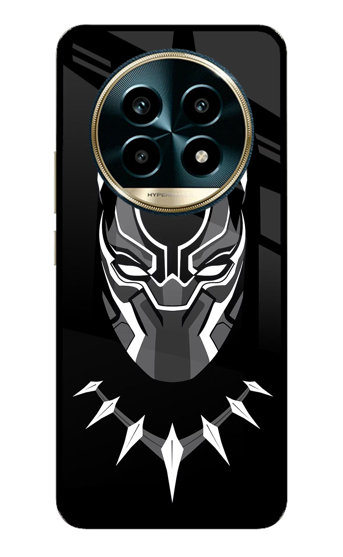 Black Panther Realme 13 Pro 5G Back Cover - Black Panther Realme 13 Pro 5G Glass Case Back Cover by Casekaro Black Panther Realme 13 Pro 5G Glass Case Back Cover by Casekaro