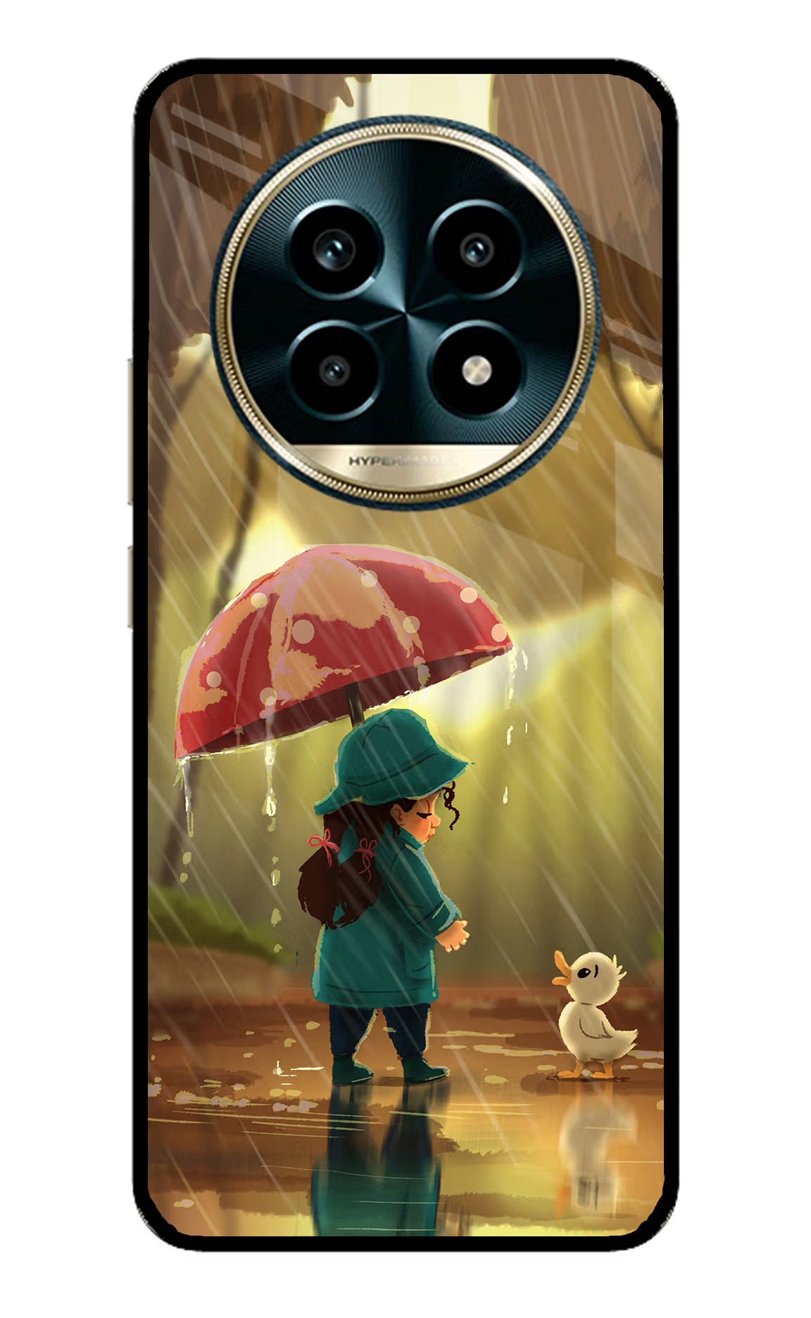 Rainy Day Realme 13 Pro 5G Back Cover - Rainy Day Realme 13 Pro 5G Glass Case Back Cover by Casekaro Rainy Day Realme 13 Pro 5G Glass Case Back Cover by Casekaro