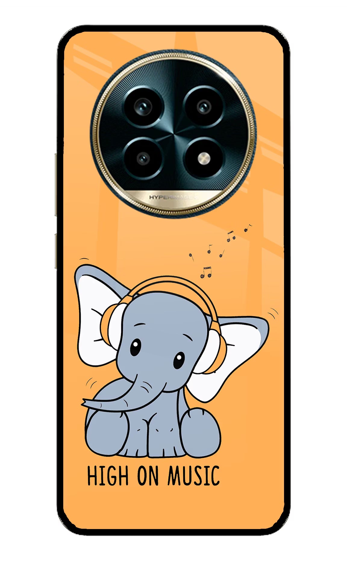 High On Music Realme 13 Pro 5G Back Cover - High On Music Realme 13 Pro 5G Glass Case Back Cover by Casekaro High On Music Realme 13 Pro 5G Glass Case Back Cover by Casekaro