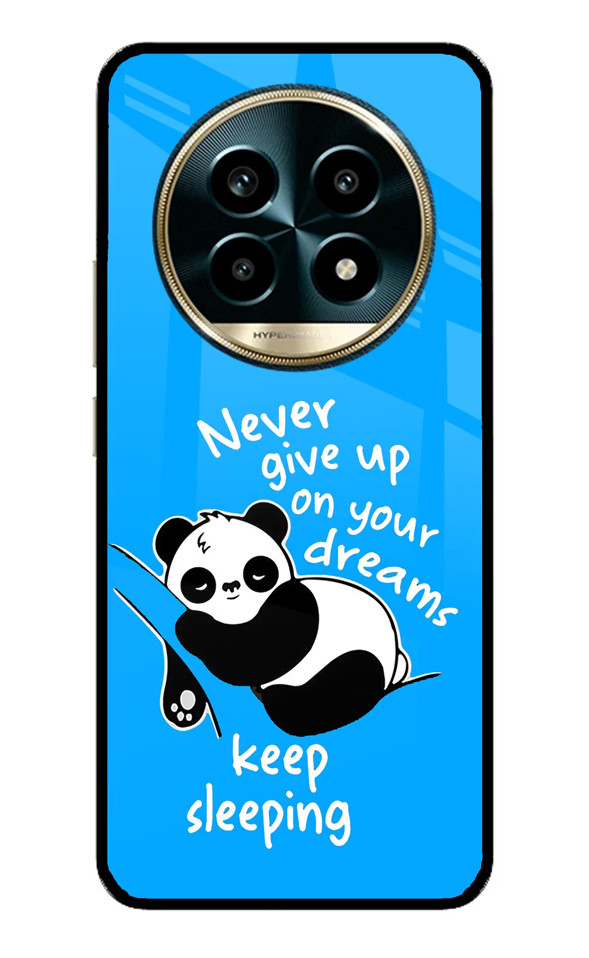 Keep Sleeping Realme 13 Pro 5G Back Cover - Keep Sleeping Realme 13 Pro 5G Glass Case Back Cover by Casekaro Keep Sleeping Realme 13 Pro 5G Glass Case Back Cover by Casekaro