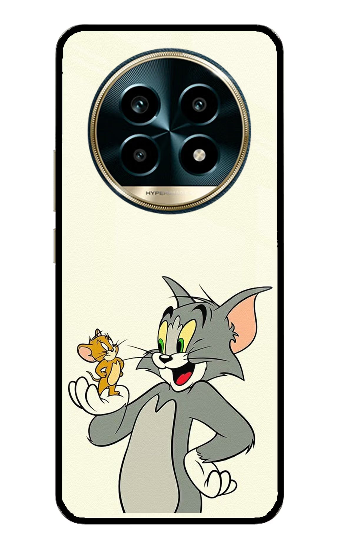 Tom & Jerry Realme 13 Pro 5G Back Cover - Tom & Jerry Realme 13 Pro 5G Glass Case Back Cover by Casekaro Tom & Jerry Realme 13 Pro 5G Glass Case Back Cover by Casekaro