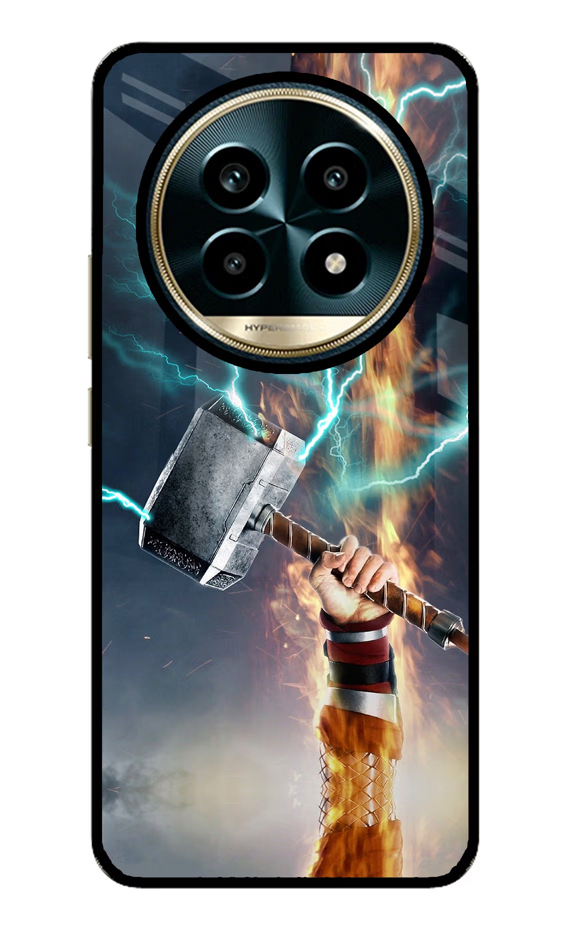 Thor Hammer Mjolnir Realme 13 Pro 5G Glass Case - Thor Hammer Mjolnir Realme 13 Pro 5G Glass Case Thor Hammer Mjolnir Realme 13 Pro 5G Glass Case