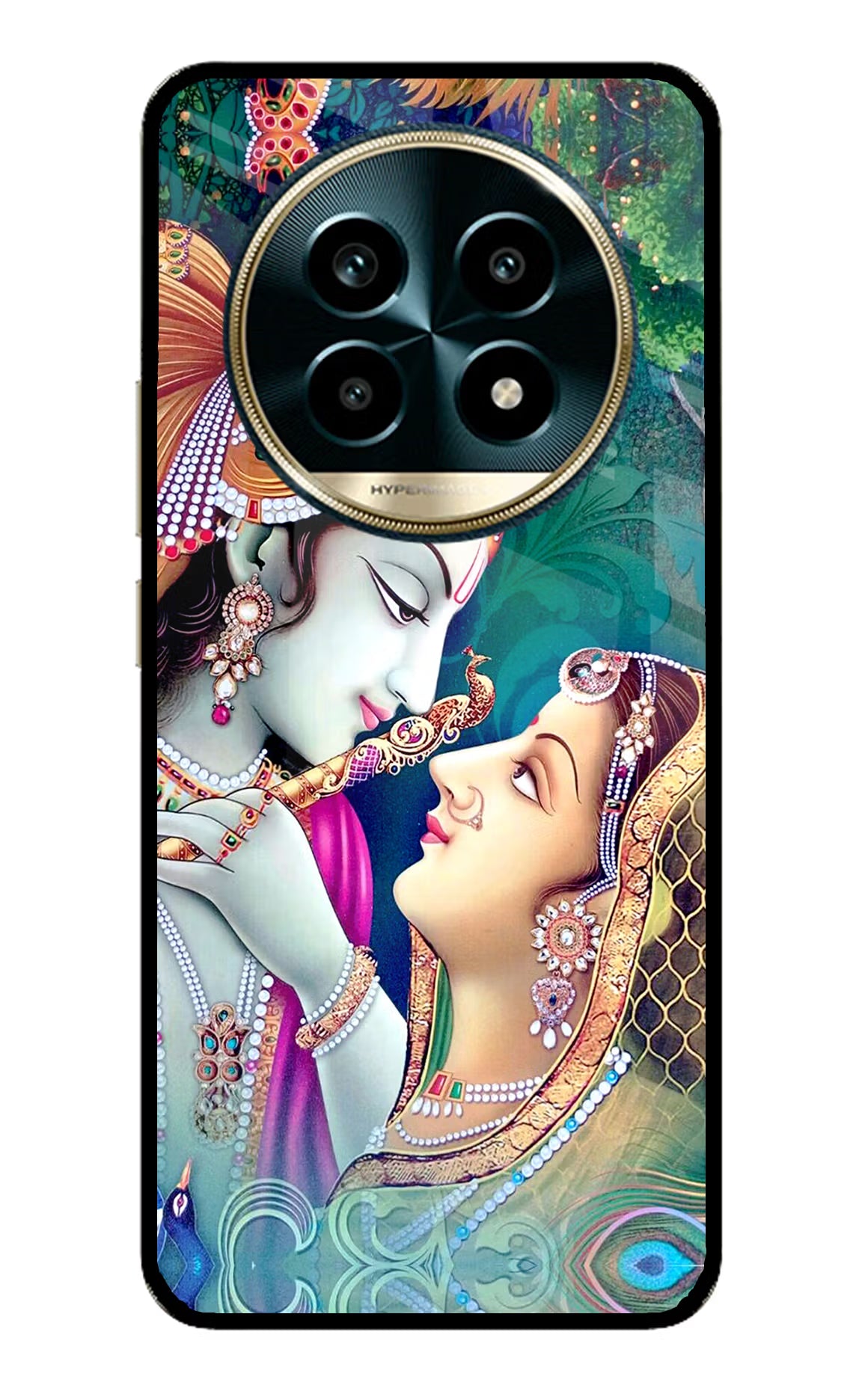 Lord Radha Krishna Realme 13 Pro 5G Back Cover - Lord Radha Krishna Realme 13 Pro 5G Glass Case Back Cover by Casekaro Lord Radha Krishna Realme 13 Pro 5G Glass Case Back Cover by Casekaro